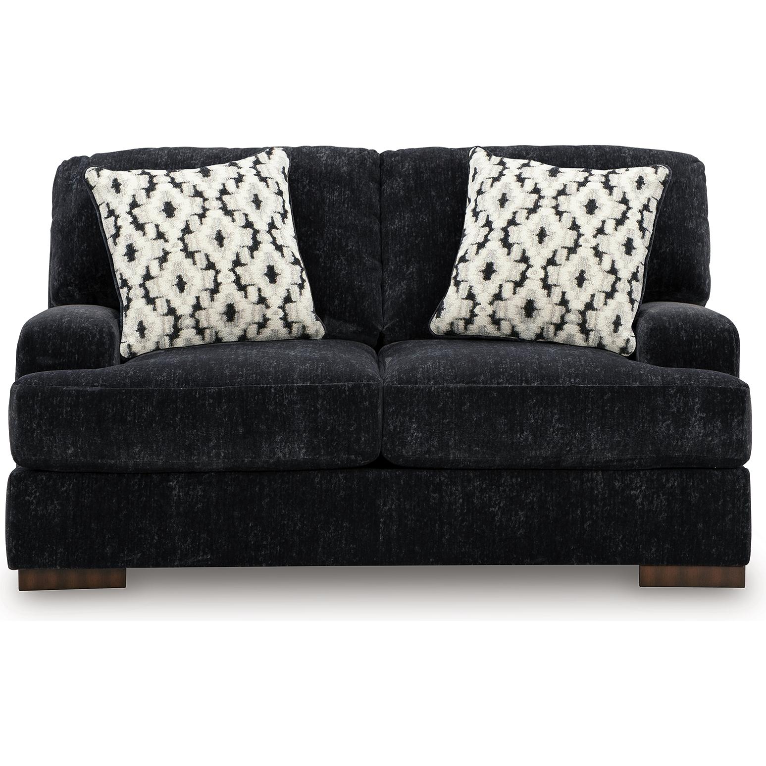 Benchcraft Whitmore Manor Stationary Fabric Loveseat 8040435 IMAGE 2