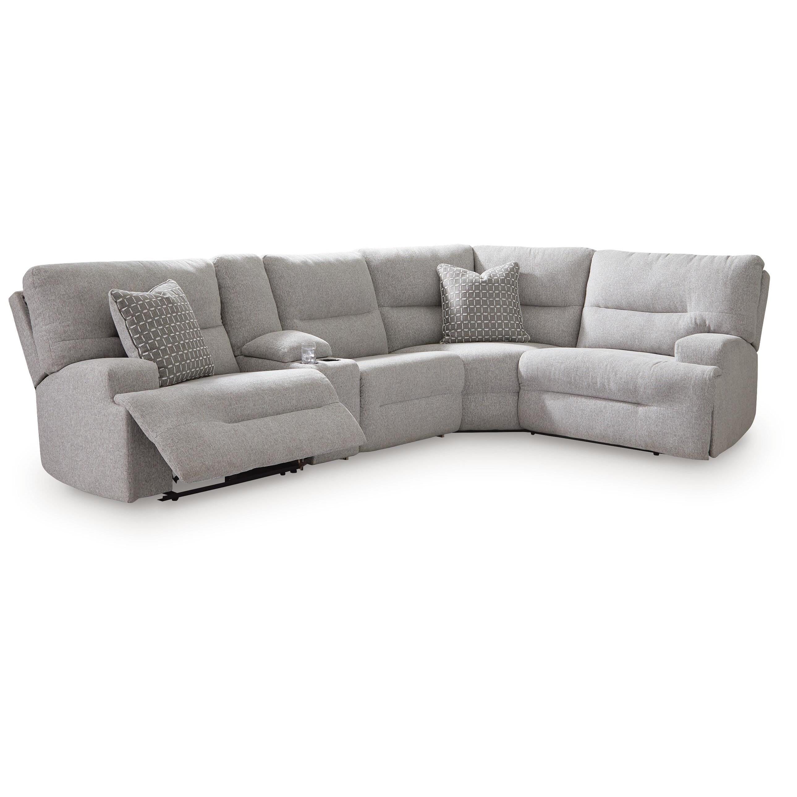 Signature Design by Ashley Acklen Place Power Reclining Fabric 5 pc Sectional 9360531/9360557/9360558/9360562/9360577 IMAGE 1