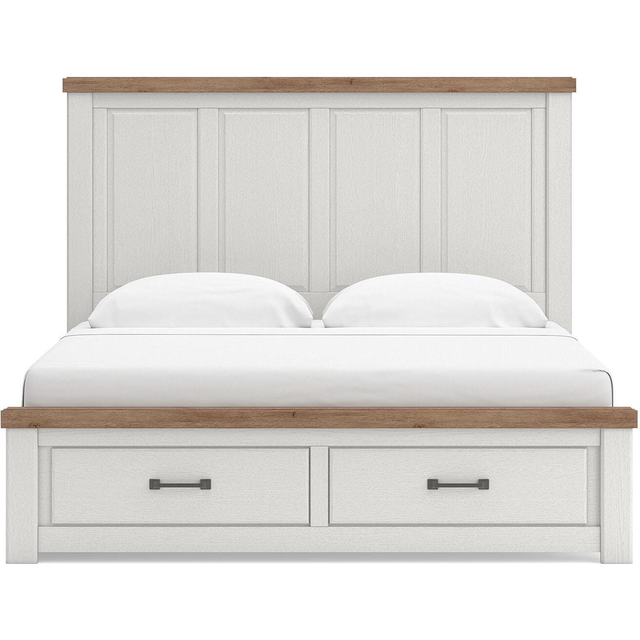 Signature Design by Ashley Savonport King Panel Bed with Storage B100-14/B4615-56S/B4615-58/B4615-95 IMAGE 3