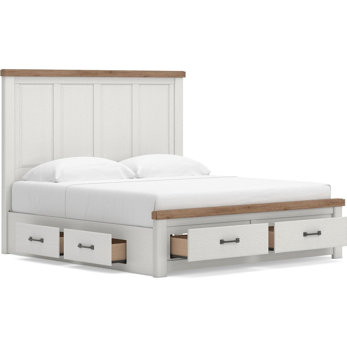 Signature Design by Ashley Savonport King Panel Bed with Storage B100-14/B4615-56S/B4615-58/B4615-95 IMAGE 4