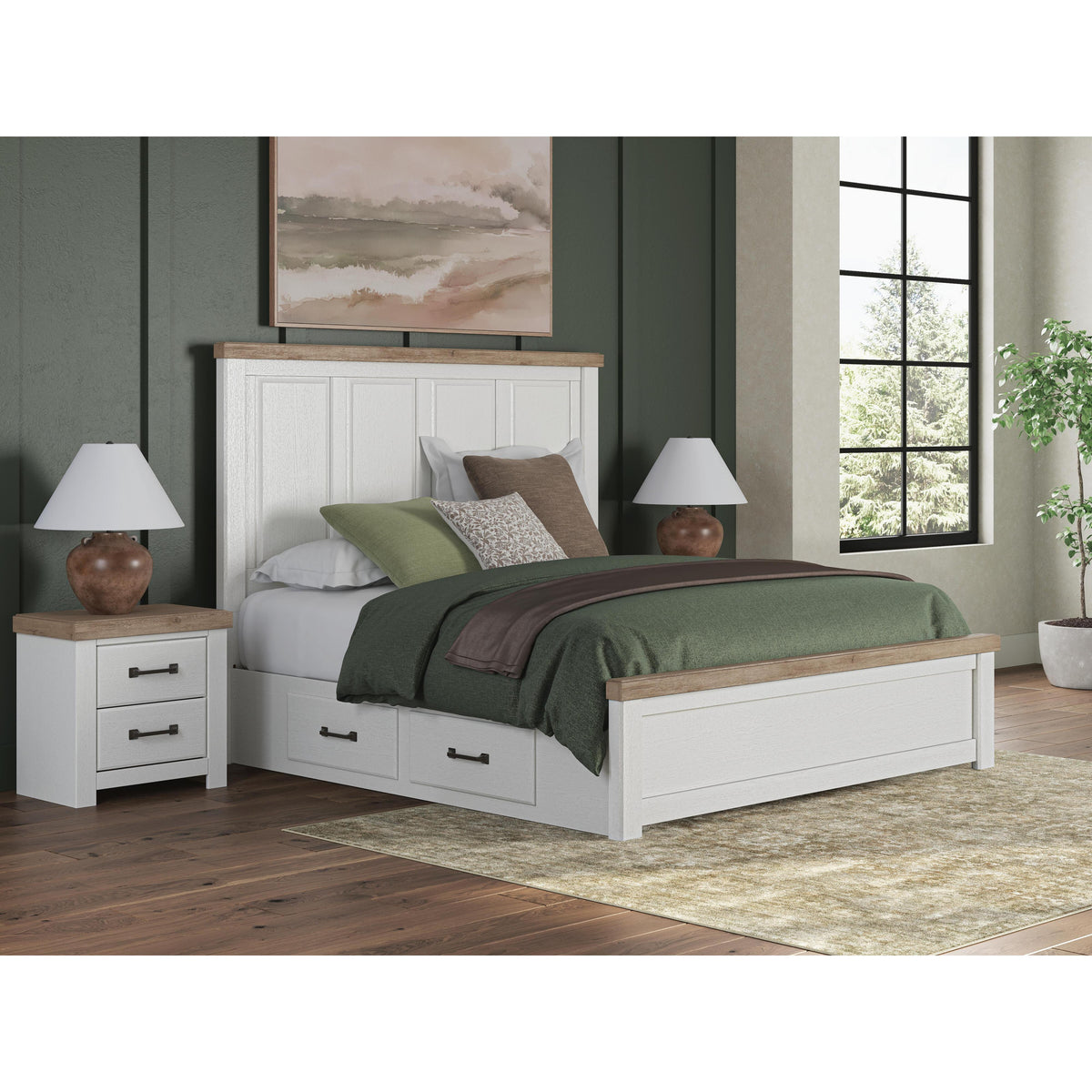 Signature Design by Ashley Savonport King Panel Bed with Storage B100-14/B4615-56/B4615-58/B4615-60/B4615-95 IMAGE 2