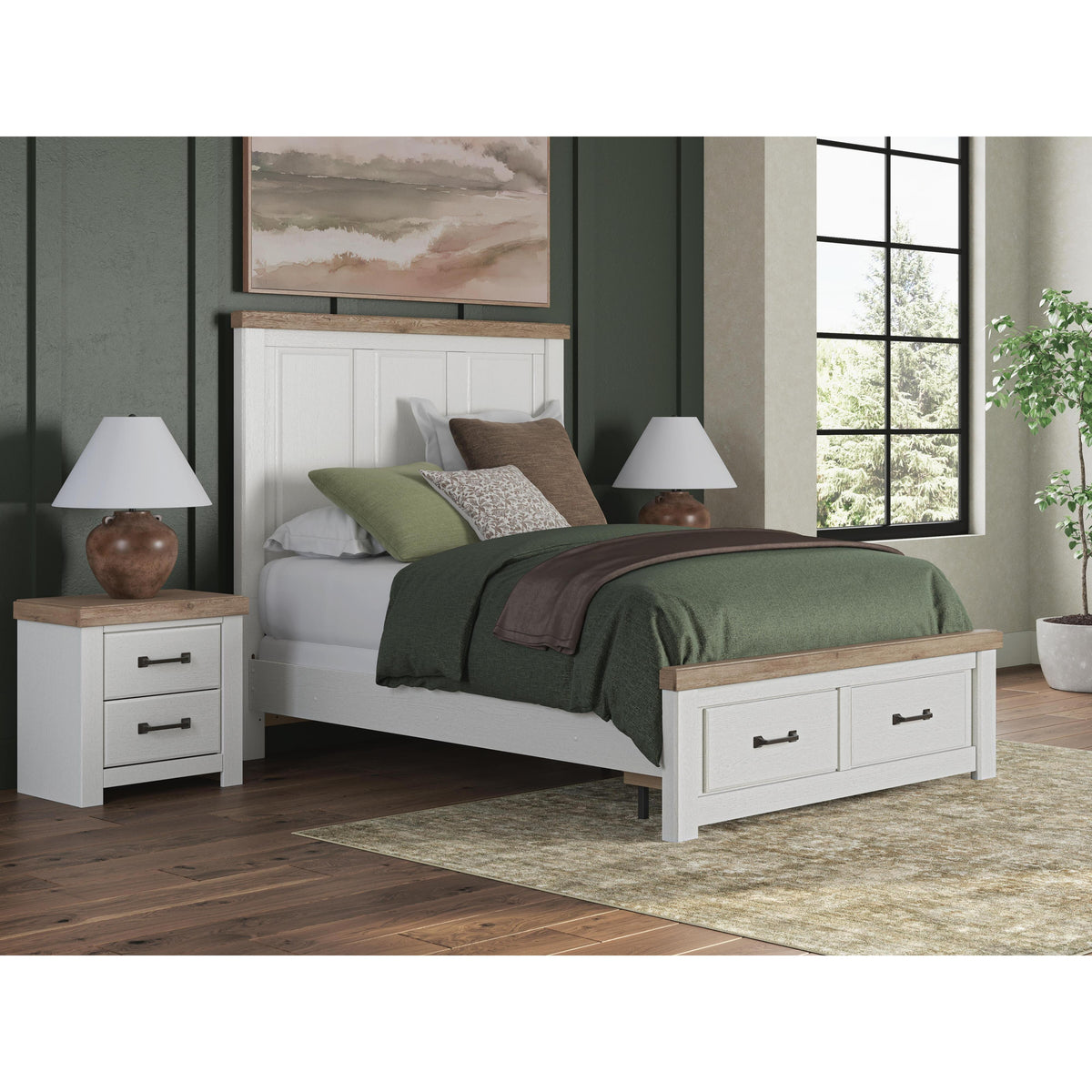 Signature Design by Ashley Savonport Queen Panel Bed with Storage B100-13/B4615-54S/B4615-57/B4615-95 IMAGE 2