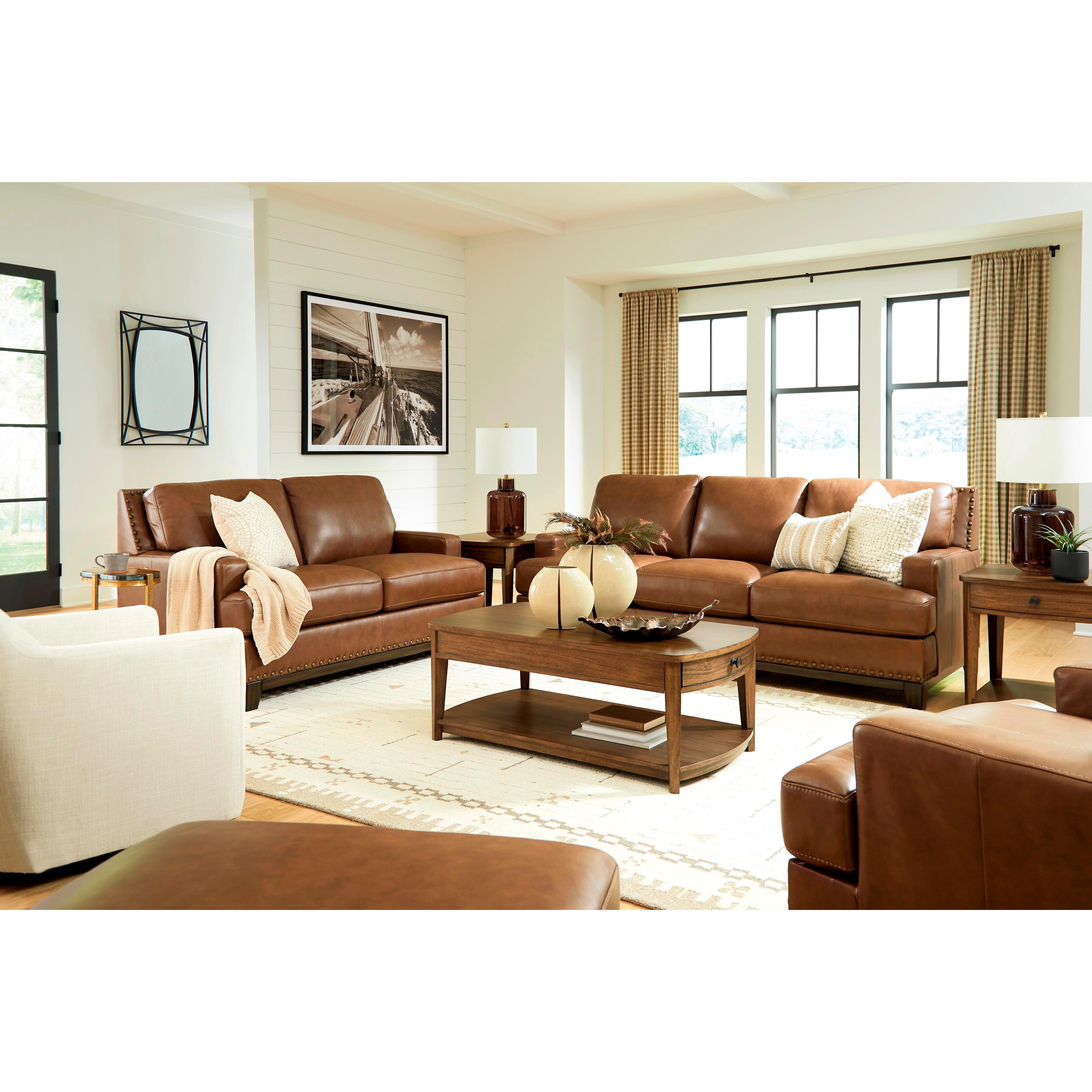 Signature Design by Ashley Saonara Leather Match Ottoman PC7310914 IMAGE 9