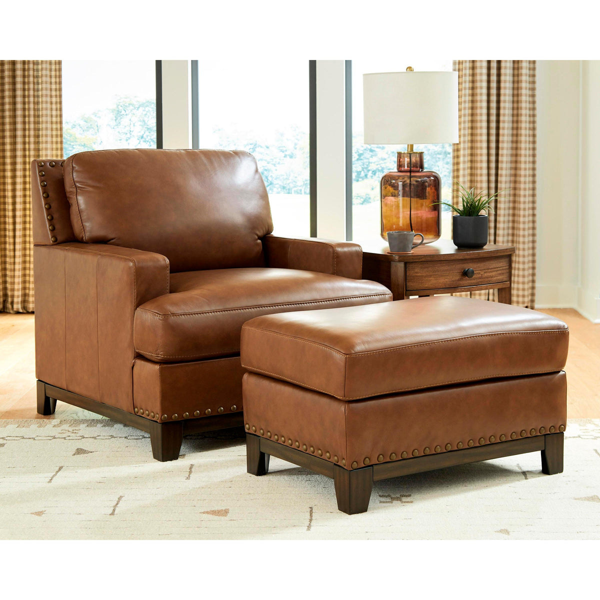 Signature Design by Ashley Saonara Stationary Leather Match Chair PC7310920 IMAGE 5