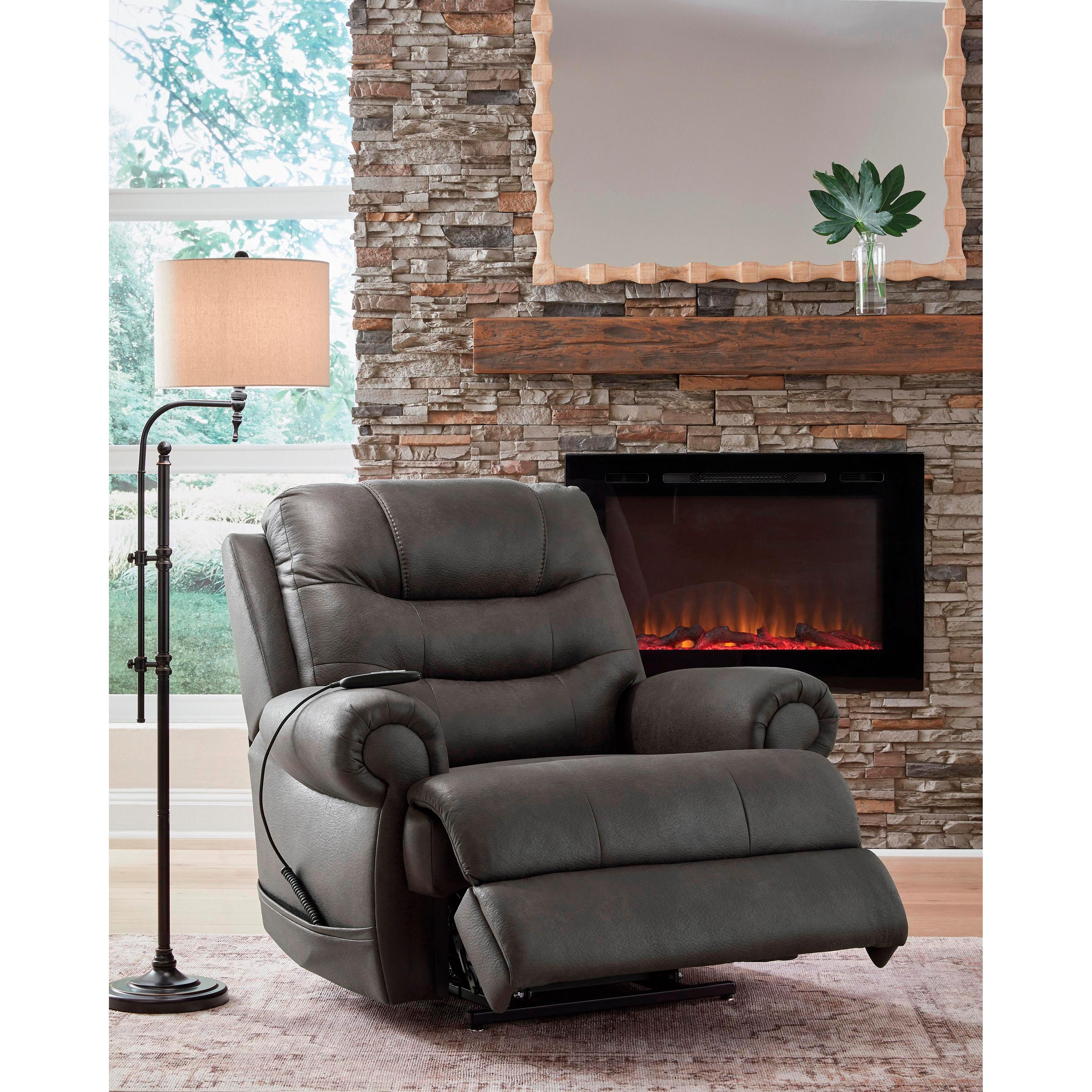 Signature Design by Ashley Revived and Restored Leather Look Lift Chair with Heat PC8240612 IMAGE 7