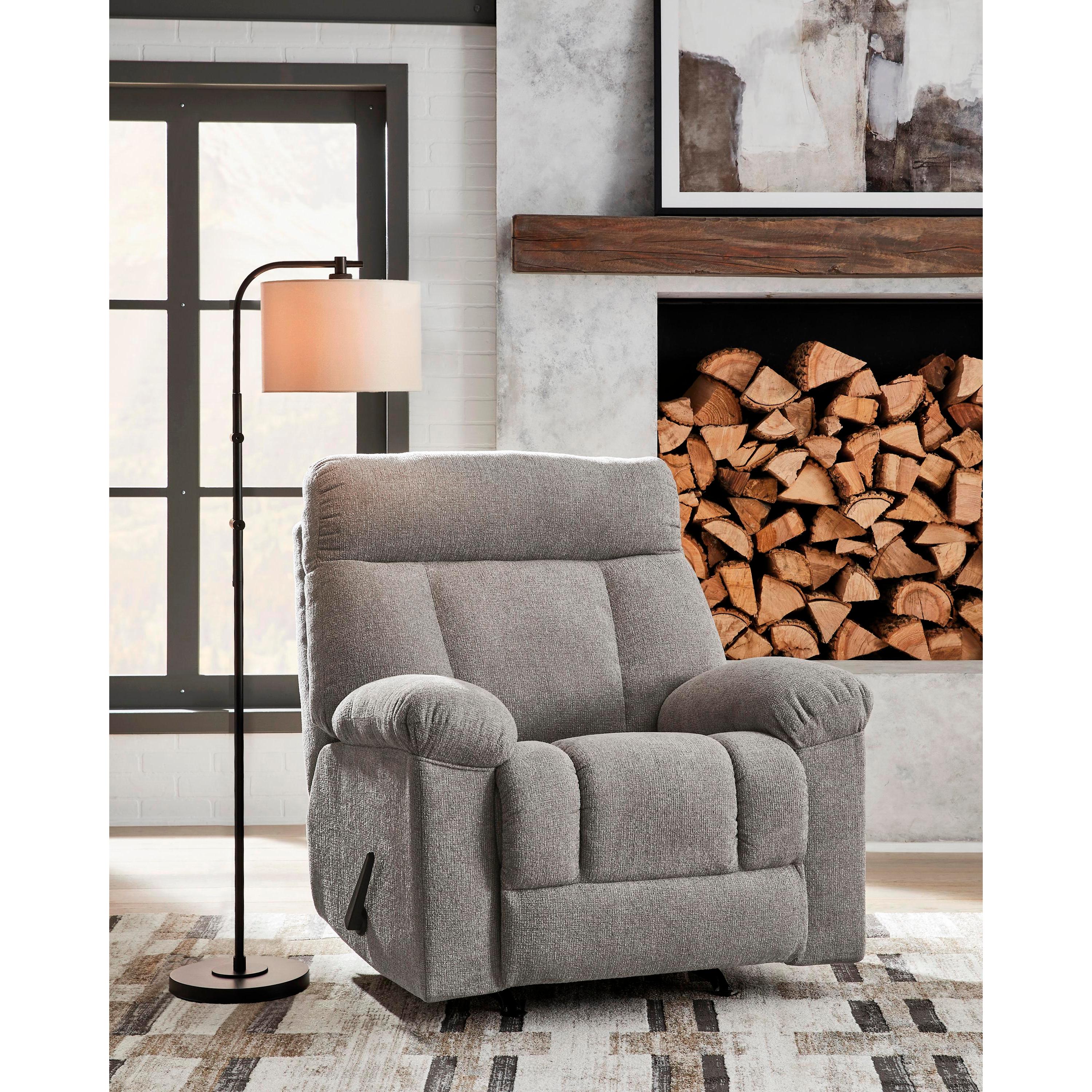 Signature Design by Ashley Hoyne Park Rocker Fabric Recliner PC8281625 IMAGE 5