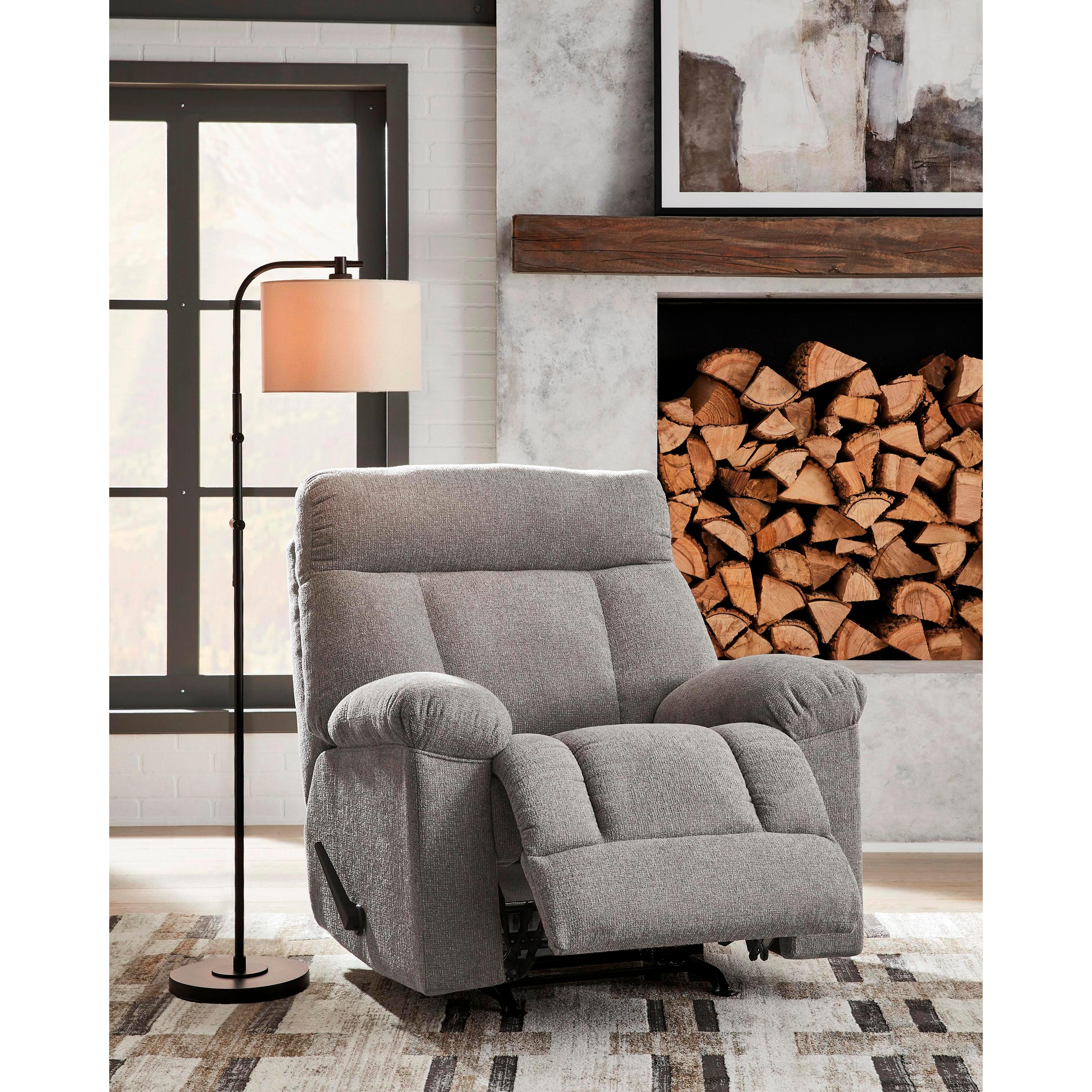 Signature Design by Ashley Hoyne Park Rocker Fabric Recliner PC8281625 IMAGE 6