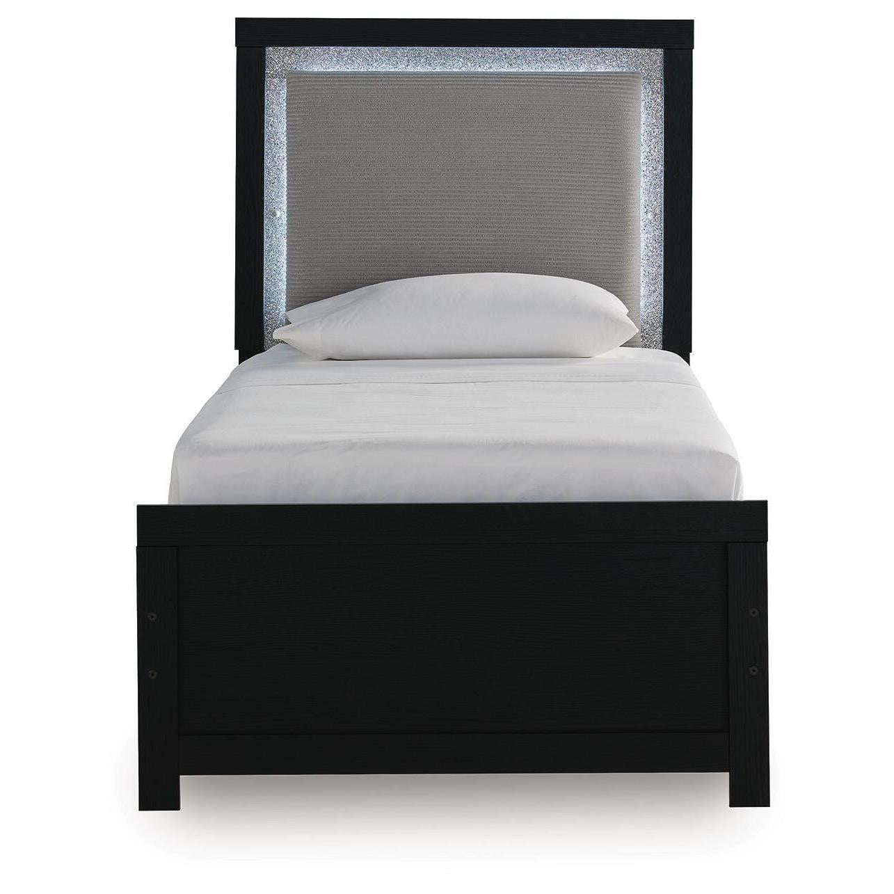 Signature Design by Ashley Maeling Twin Upholstered Panel Bed PCB1115-52/PCB1115-53/PCB1115-83 IMAGE 3