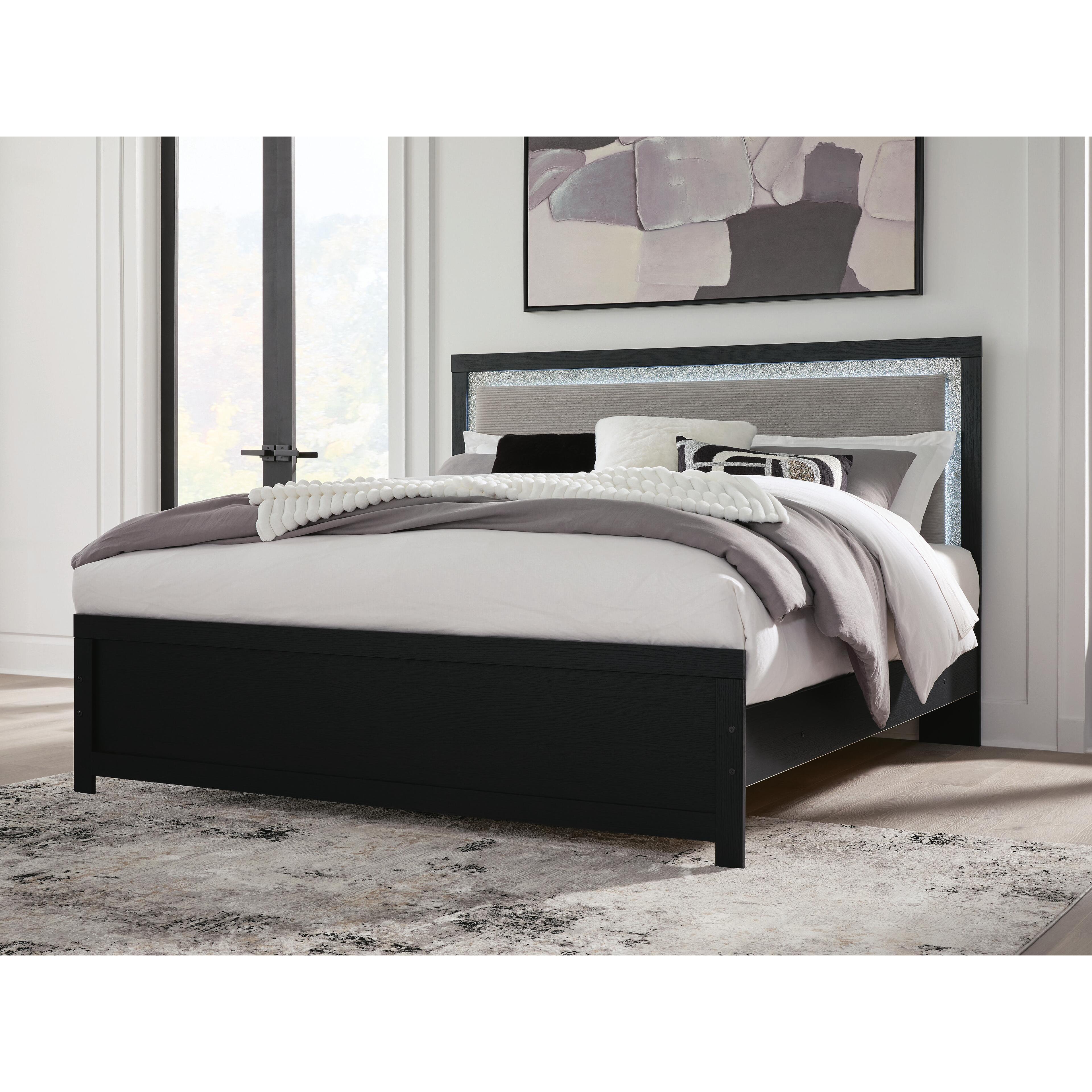 Signature Design by Ashley Maeling King Upholstered Panel Bed PCB1115-56/PCB1115-58/PCB1115-97 IMAGE 2