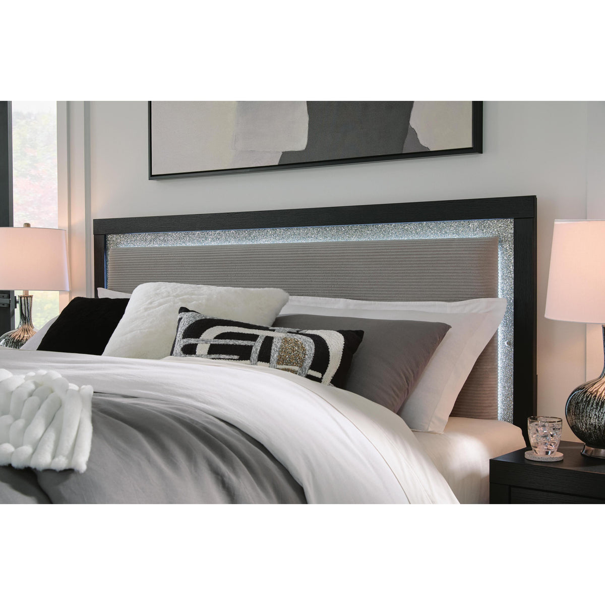 Signature Design by Ashley Maeling King Upholstered Panel Bed PCB1115-56/PCB1115-58/PCB1115-97 IMAGE 7