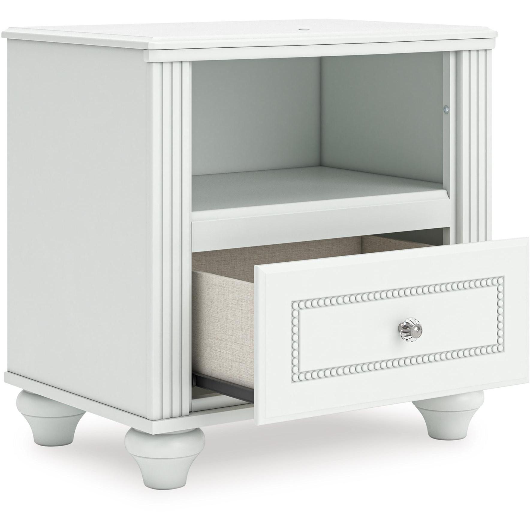 Signature Design by Ashley Kozlani 1-Drawer Nightstand PCB1819-91 IMAGE 2