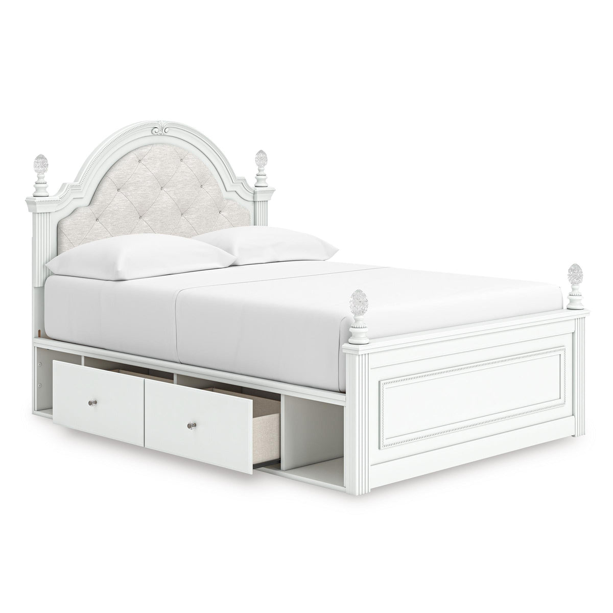 Signature Design by Ashley Kozlani Full Upholstered Panel Bed with Storage PCB1819-187/PCB1819-150/PCB1819-84/B100-12 IMAGE 2