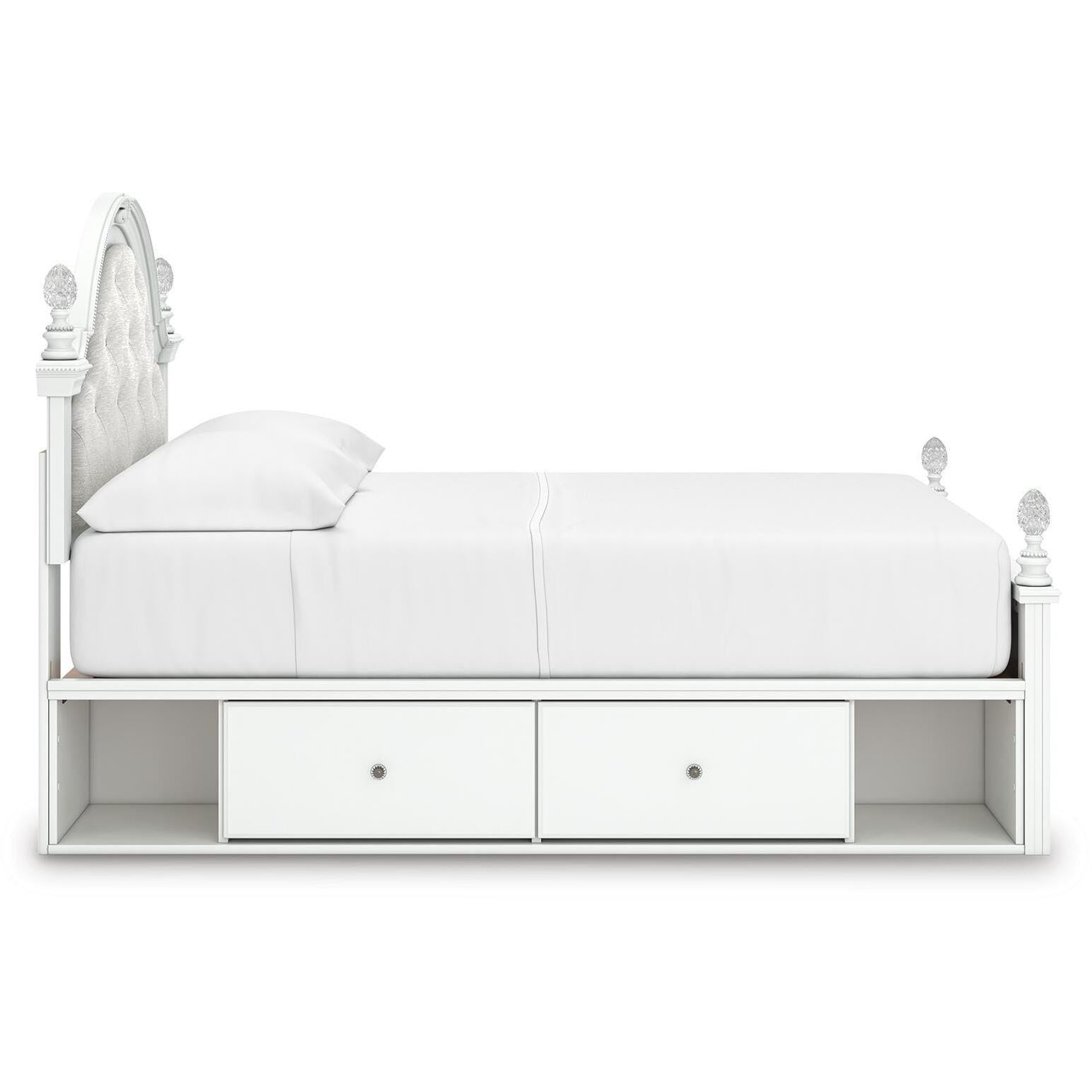 Signature Design by Ashley Kozlani Full Upholstered Panel Bed with Storage B100-12/PCB1819-187/PCB1819-50/PCB1819-50/PCB1819-84 IMAGE 6
