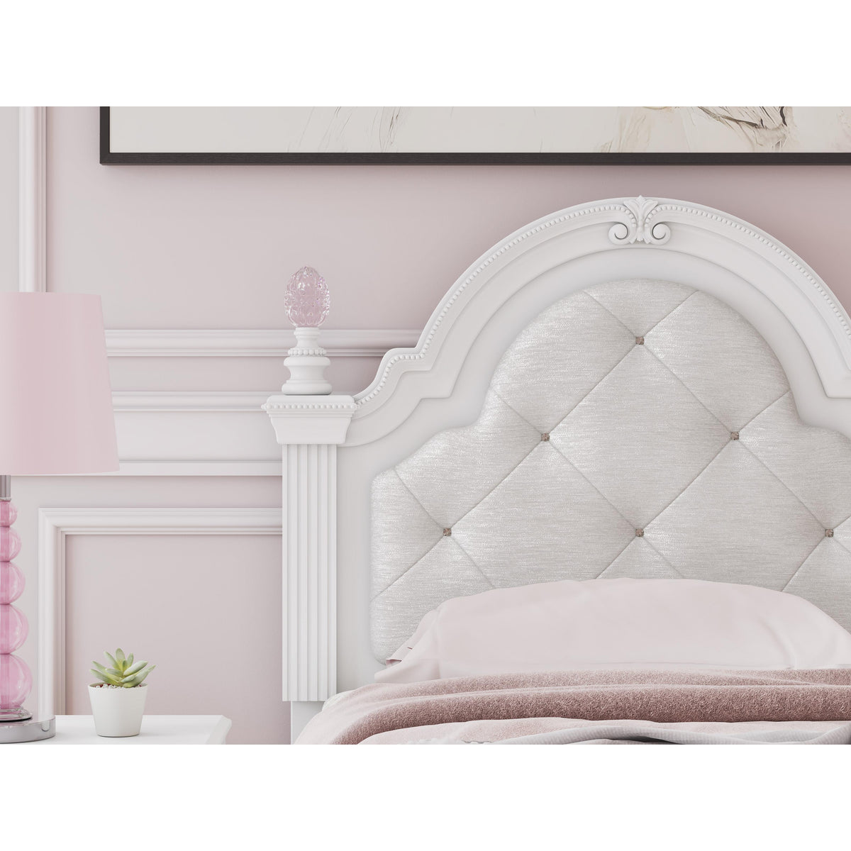 Signature Design by Ashley Kozlani Twin Upholstered Panel Bed PCB1819-153/PCB1819-52/PCB1819-83 IMAGE 7