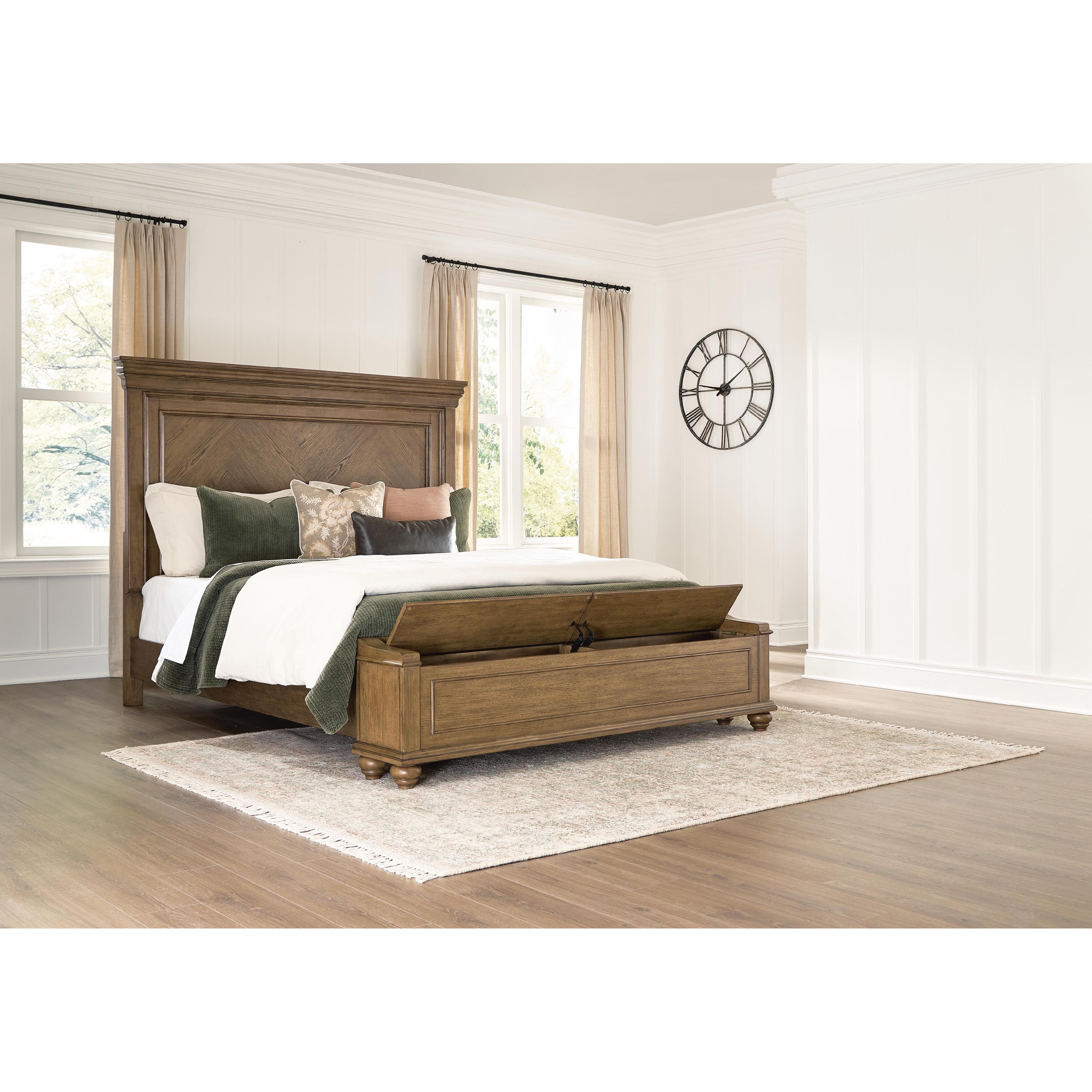 Signature Design by Ashley Karallin California King Panel Bed with Storage PCB782-56S/PCB782-58/PCB782-94 IMAGE 2