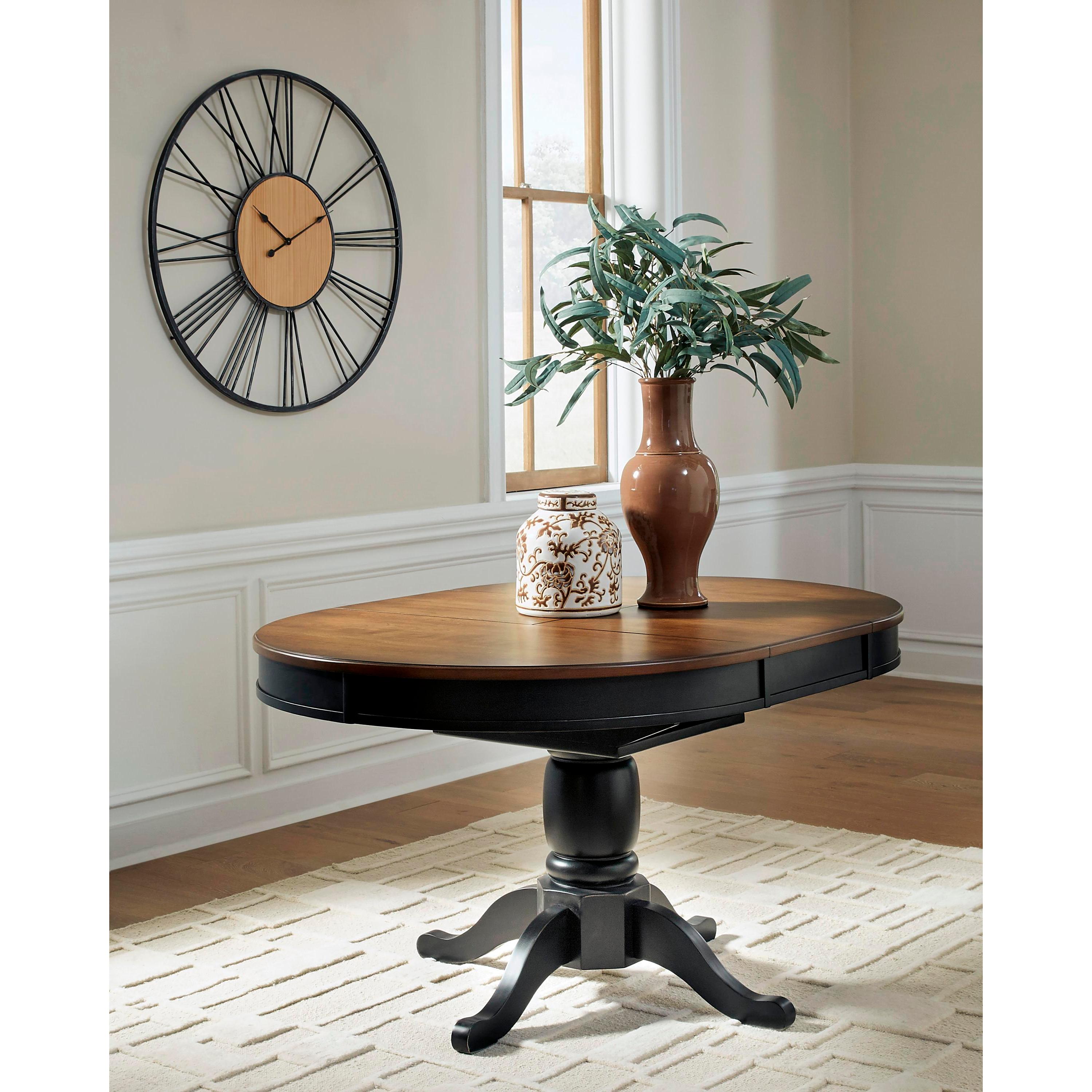 Signature Design by Ashley Oval Clorazi Dining Table PCD619-48 IMAGE 5