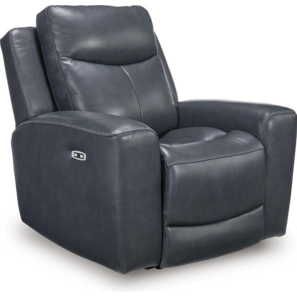Signature Design by Ashley Next Move Power Leather Match Recliner PCU1210013 IMAGE 1
