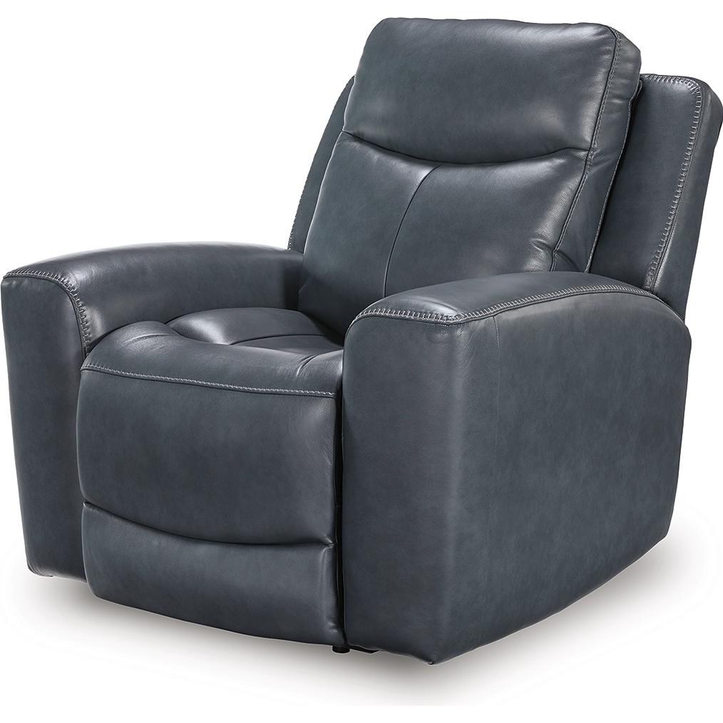 Signature Design by Ashley Next Move Power Leather Match Recliner PCU1210013 IMAGE 4