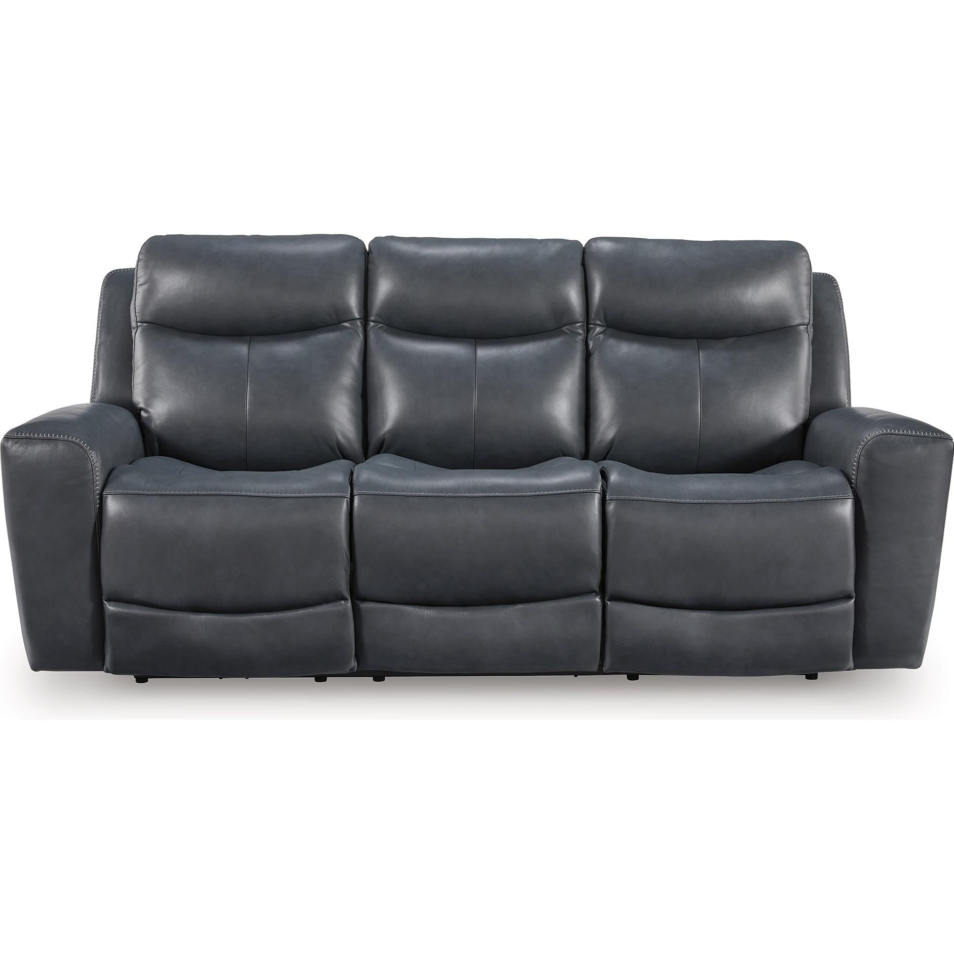 Signature Design by Ashley Next Move Power Reclining Leather Match Sofa PCU1210015 IMAGE 3