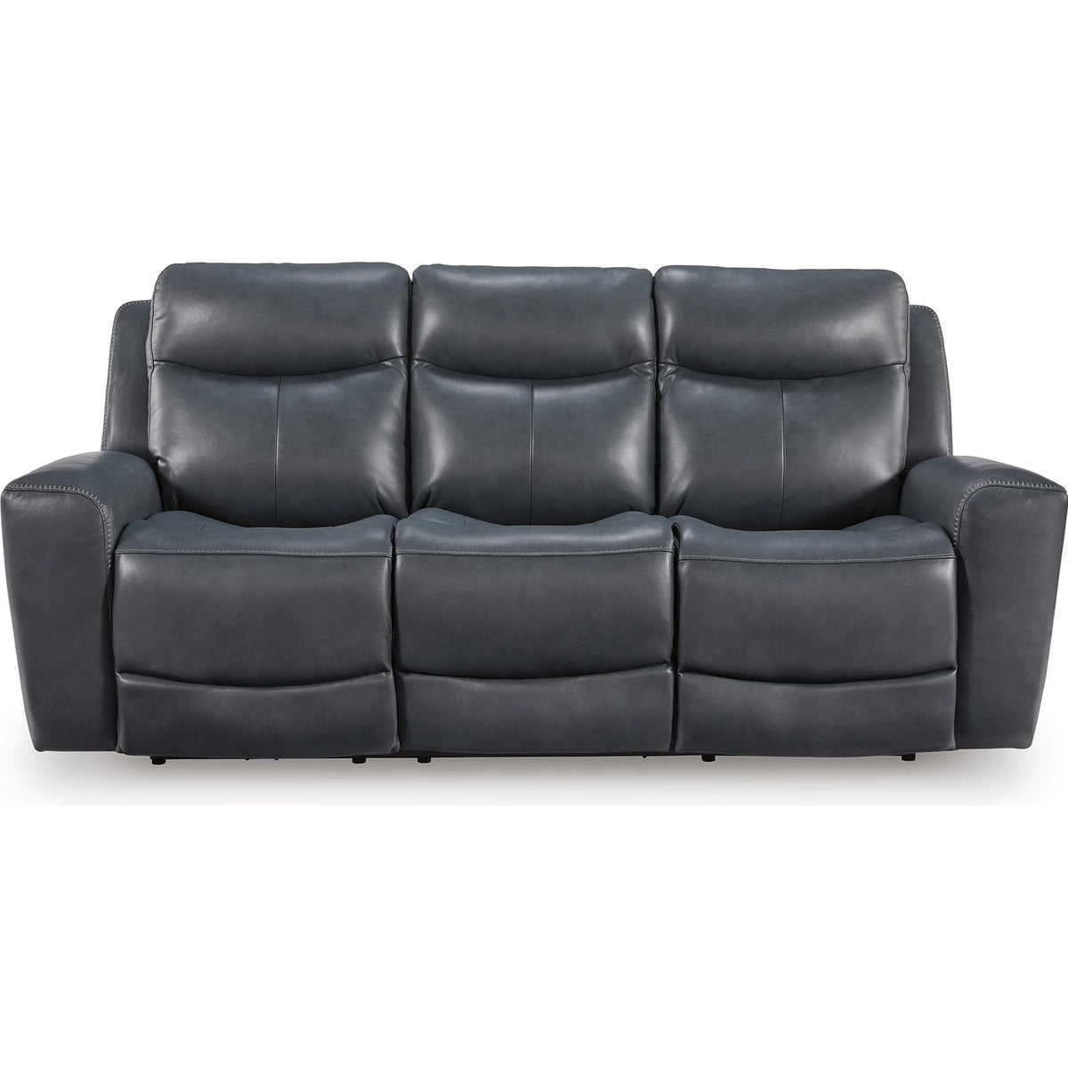 Signature Design by Ashley Next Move Power Reclining Leather Match Sofa PCU1210015 IMAGE 3