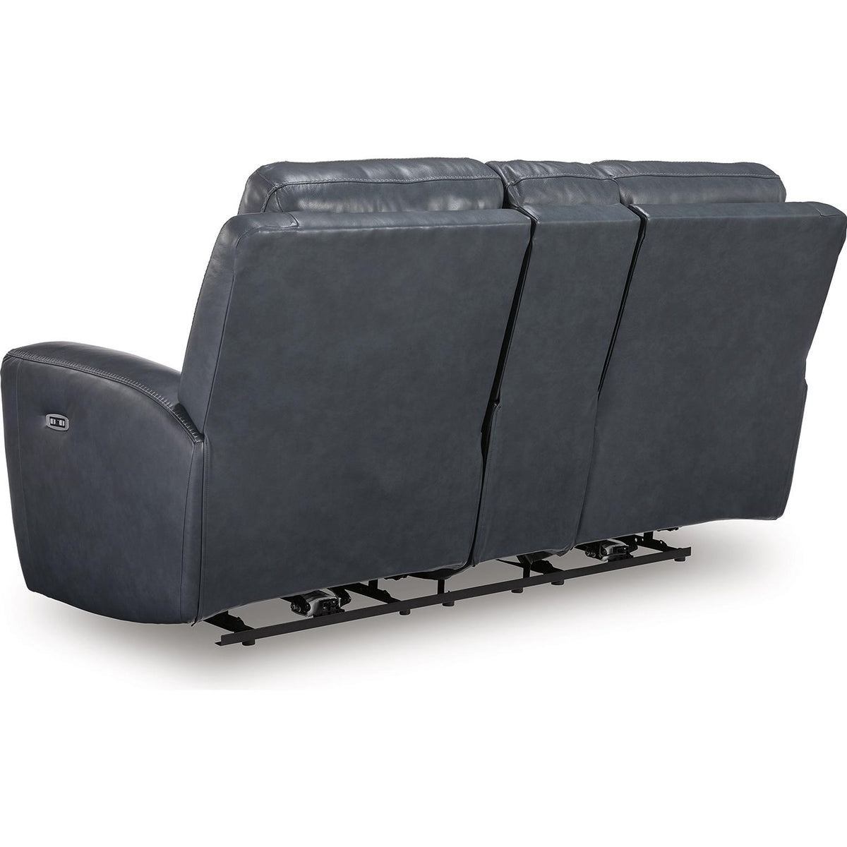 Signature Design by Ashley Next Move Power Reclining Leather Match Loveseat with Console PCU1210018 IMAGE 3