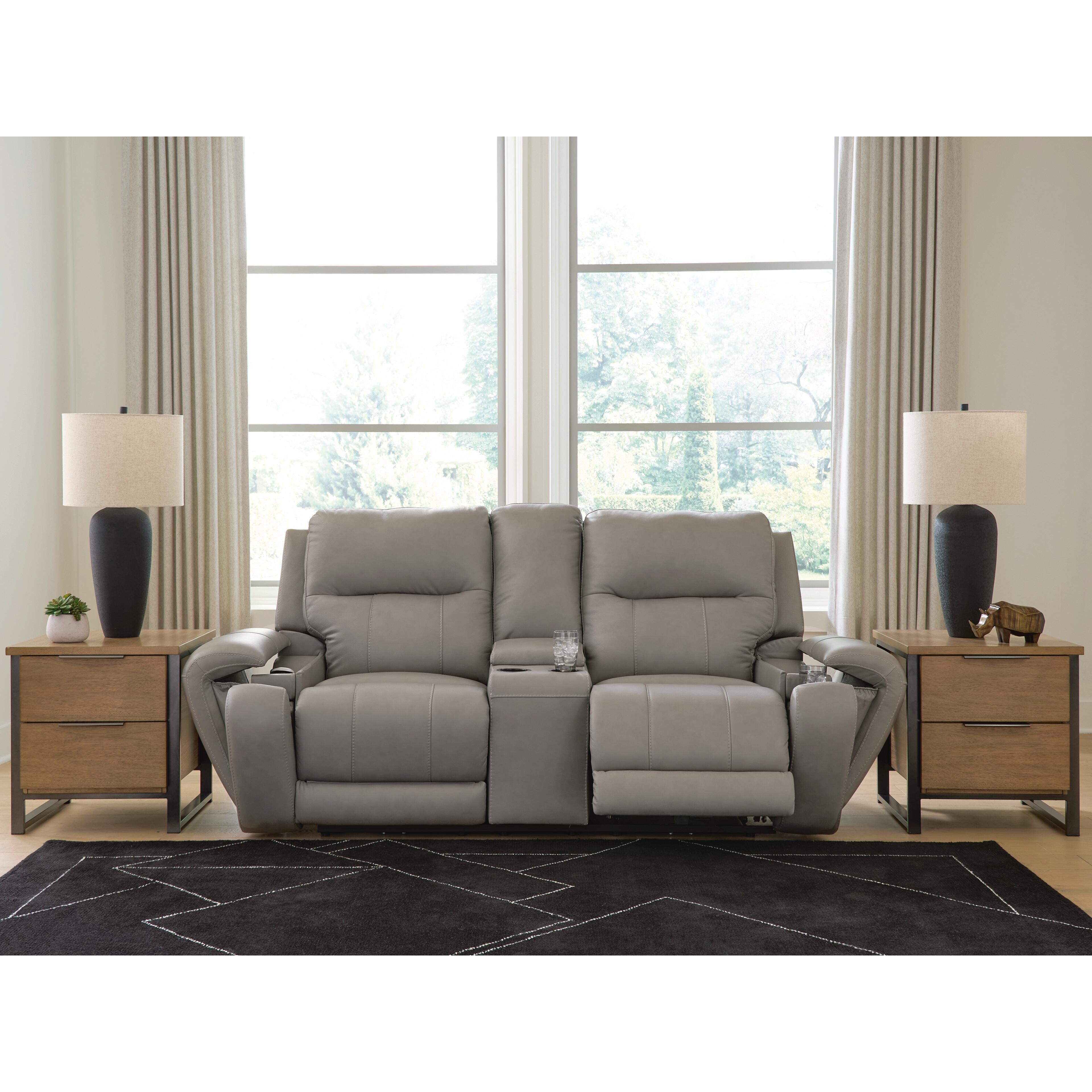 Signature Design by Ashley Real-Moments Power Reclining Loveseat PCU1370018A IMAGE 11
