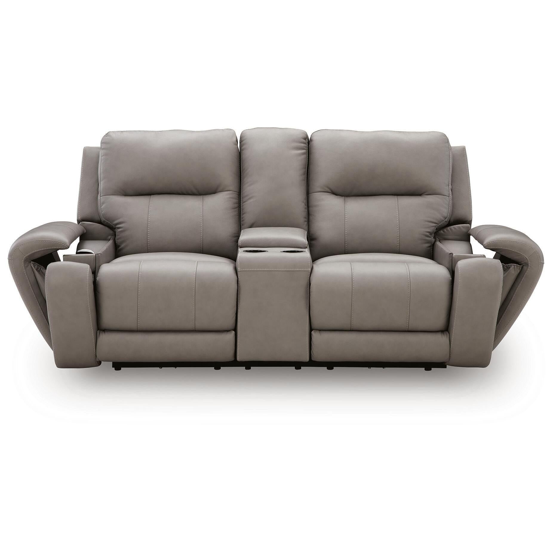 Signature Design by Ashley Real-Moments Power Reclining Loveseat PCU1370018A IMAGE 2