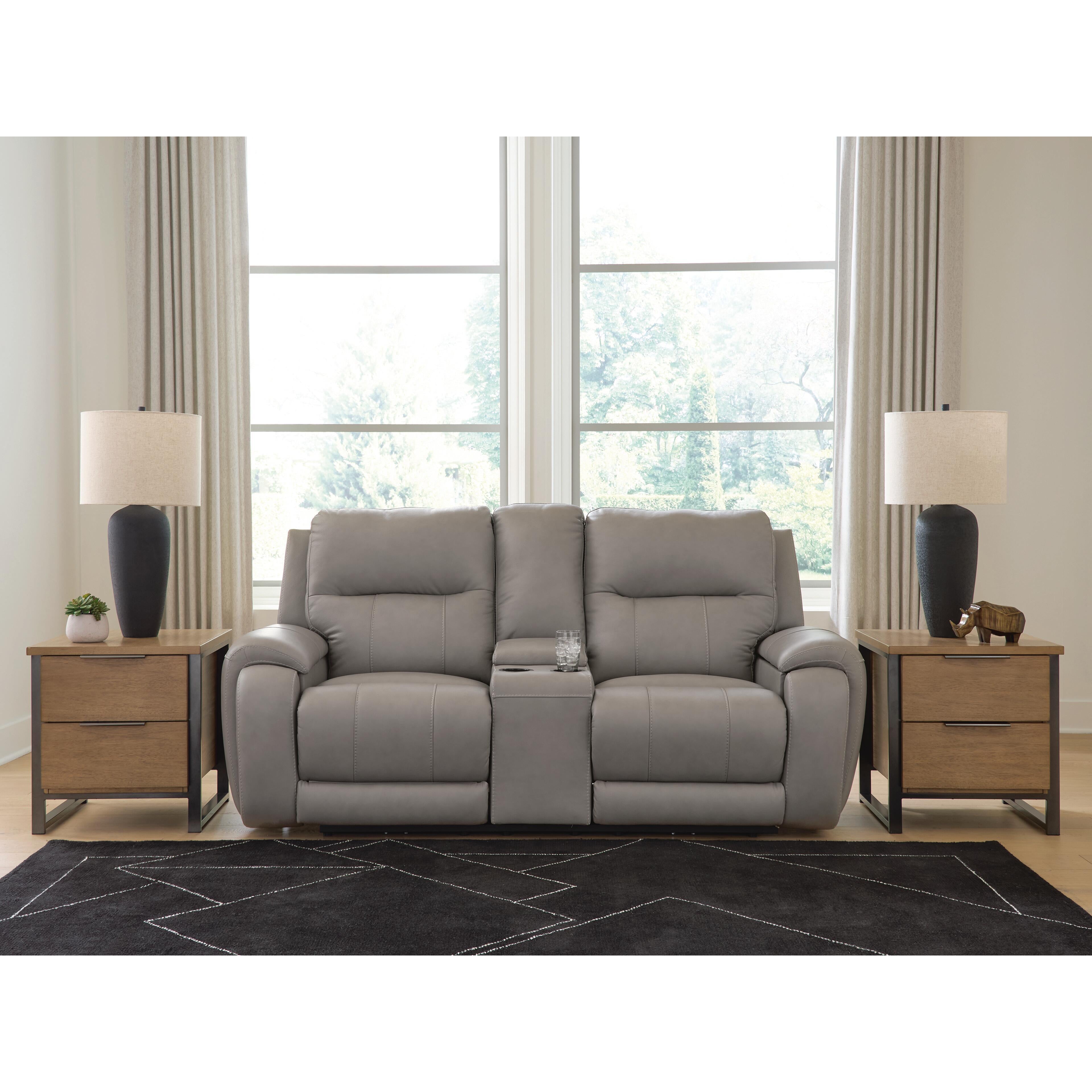 Signature Design by Ashley Real-Moments Power Reclining Loveseat PCU1370018A IMAGE 5