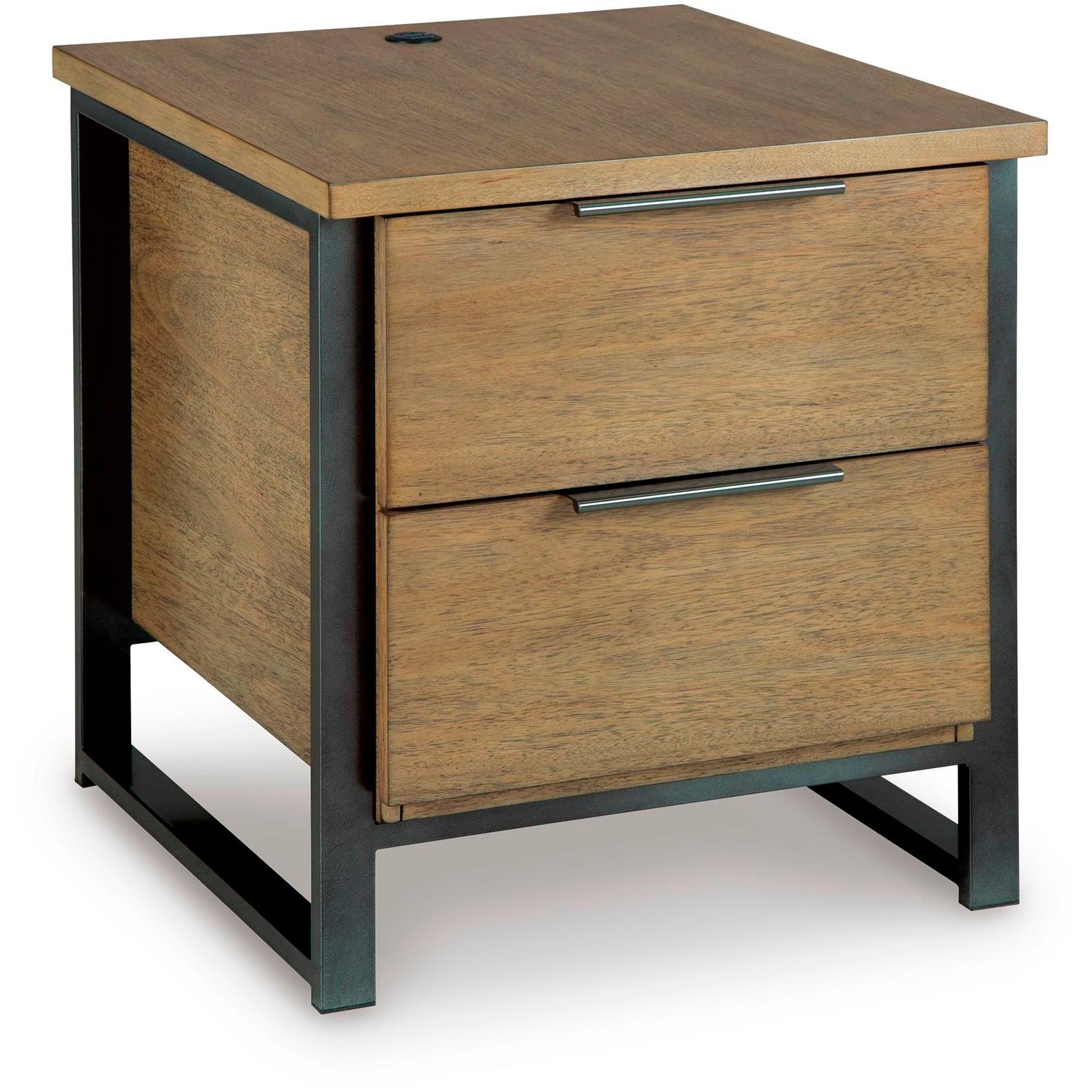 Signature Design by Ashley Montia End Table T602-3 IMAGE 1