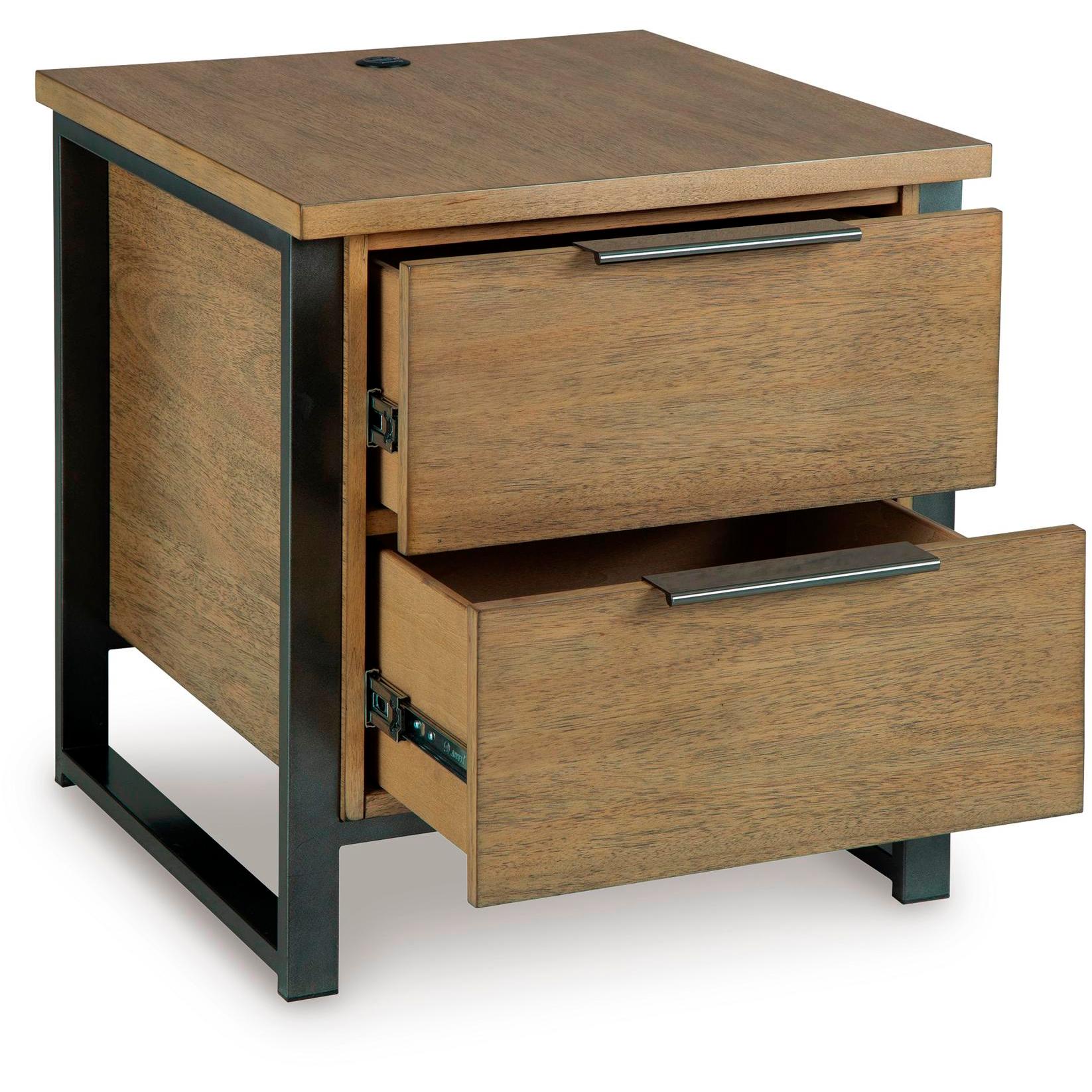 Signature Design by Ashley Montia End Table T602-3 IMAGE 2