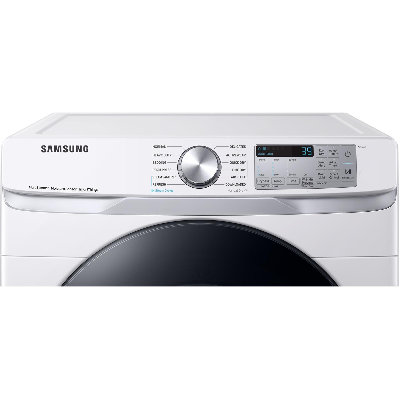 Samsung 7.5 cu. ft. Electric Dryer with Multi Steam DVE45B6305W/AC IMAGE 4