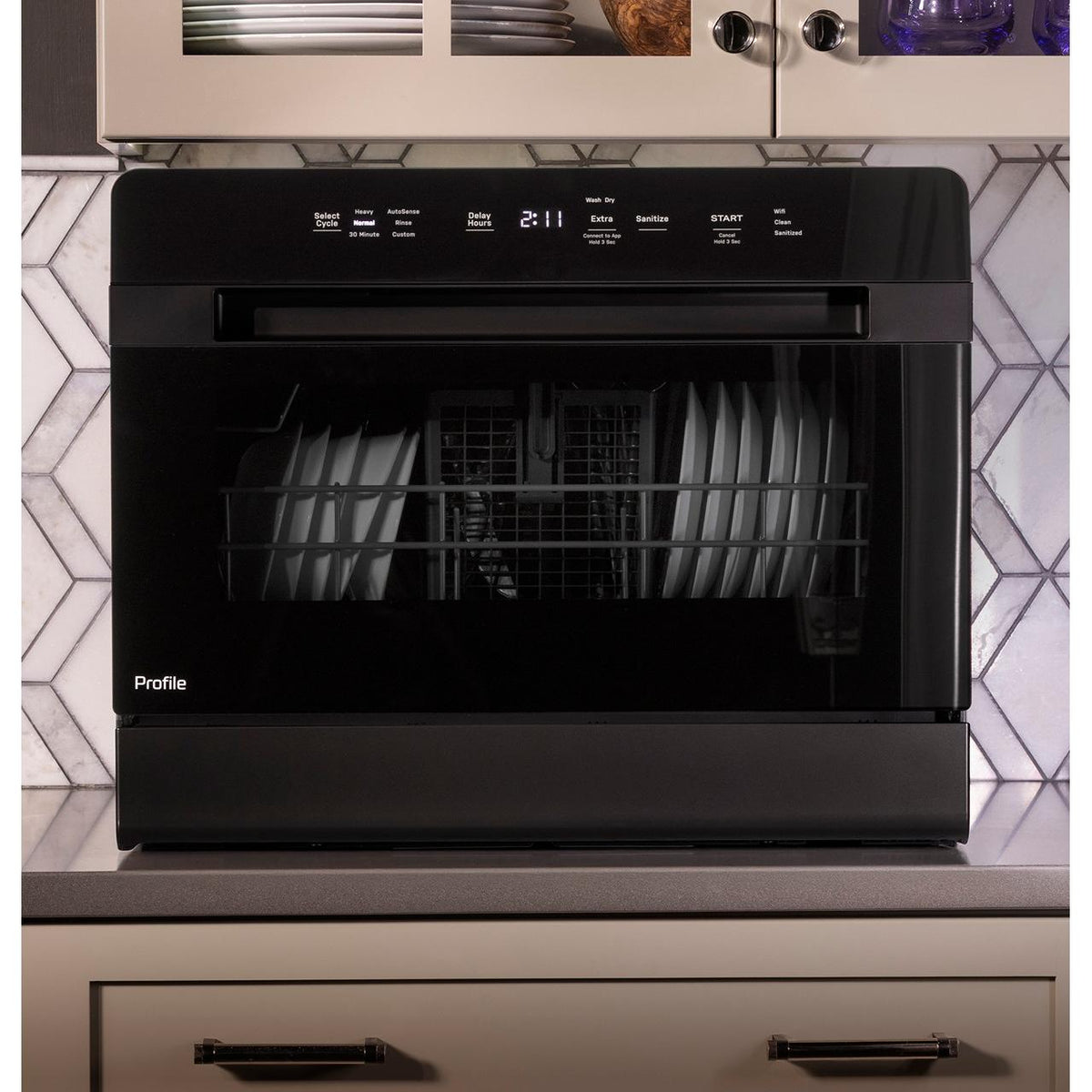 GE Profile Countertop Smart Compact Dishwasher PZF560HGWBB IMAGE 10