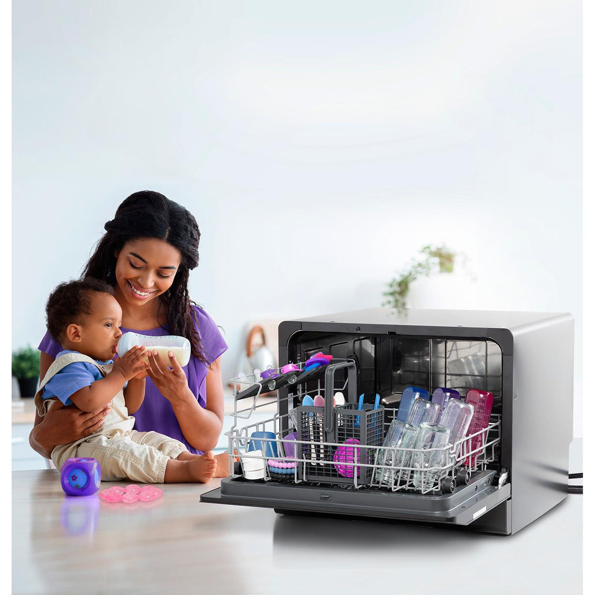 GE Profile Countertop Smart Compact Dishwasher PZF560HGWBB IMAGE 8