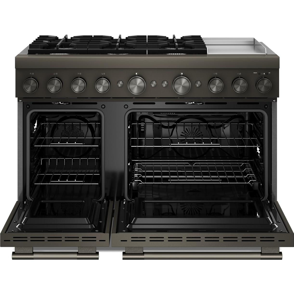 KitchenAid 48-inch Freestanding Commercial-Style Dual-Fuel Range with Griddle KFDD948SBE IMAGE 2