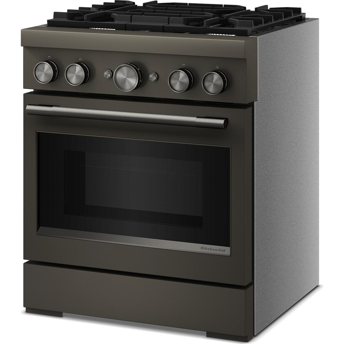 KitchenAid 30-inch Freestanding Commercial-Style Dual-Fuel Range KFDS930SBE IMAGE 5