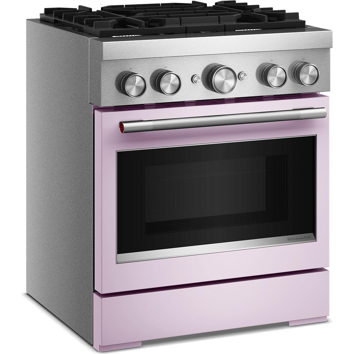 KitchenAid 30-inch Freestanding Commercial-Style Dual-Fuel Range KFDS930SWF IMAGE 4