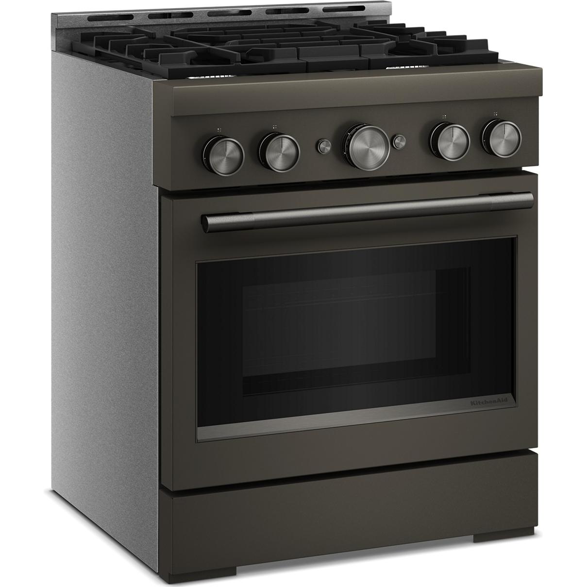 KitchenAid 30-inch Slide-in Gas Range with 4 Burners KFGS930SBE IMAGE 3