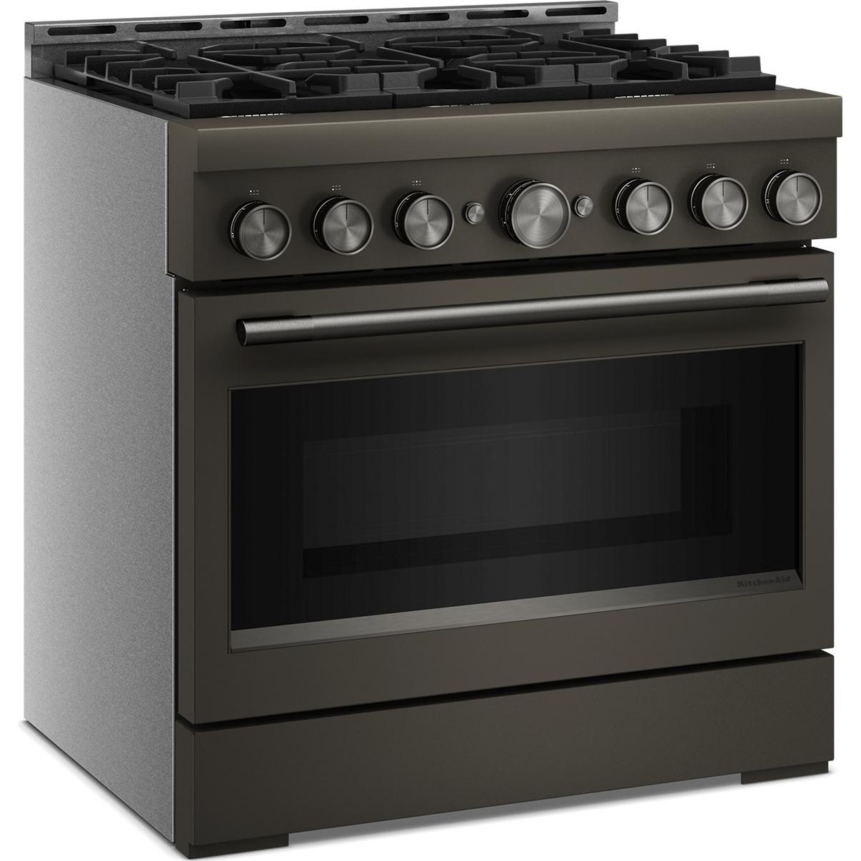KitchenAid 36-inch Slide-in Gas Range with 6 Burners KFGS936SBE IMAGE 5