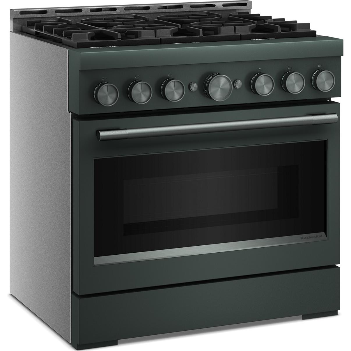 KitchenAid 36-inch Slide-in Gas Range with 6 Burners KFGS936SJP IMAGE 5