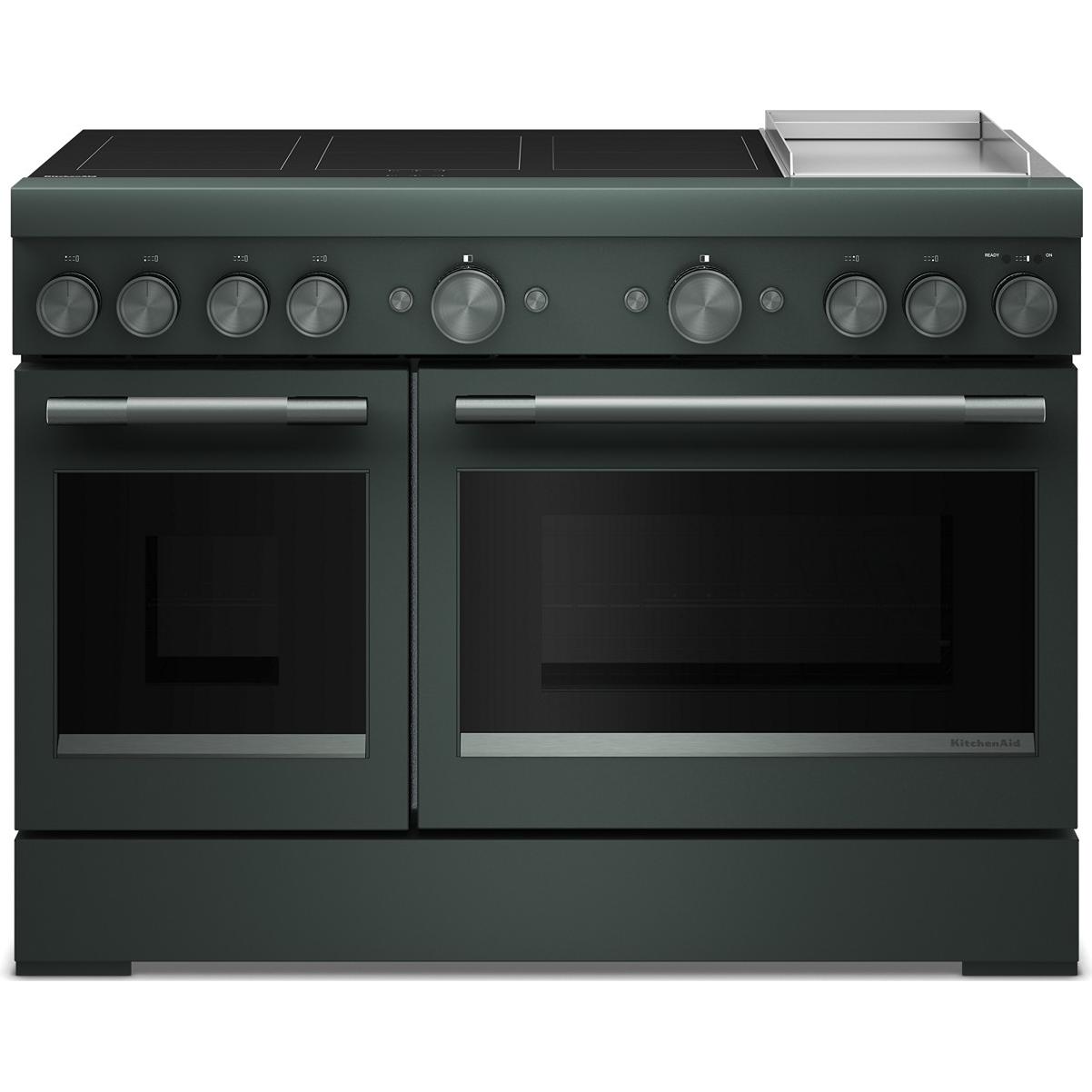 KitchenAid 48-inch Freestanding Induction Range with 6 Elements and Griddle KFID948SJP IMAGE 1