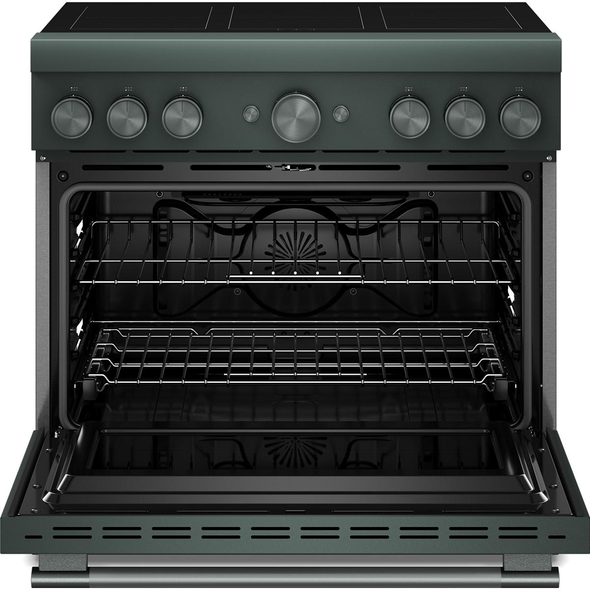 KitchenAid 36-inch Freestanding Induction Range with 6 Elements KFIS936SJP IMAGE 4