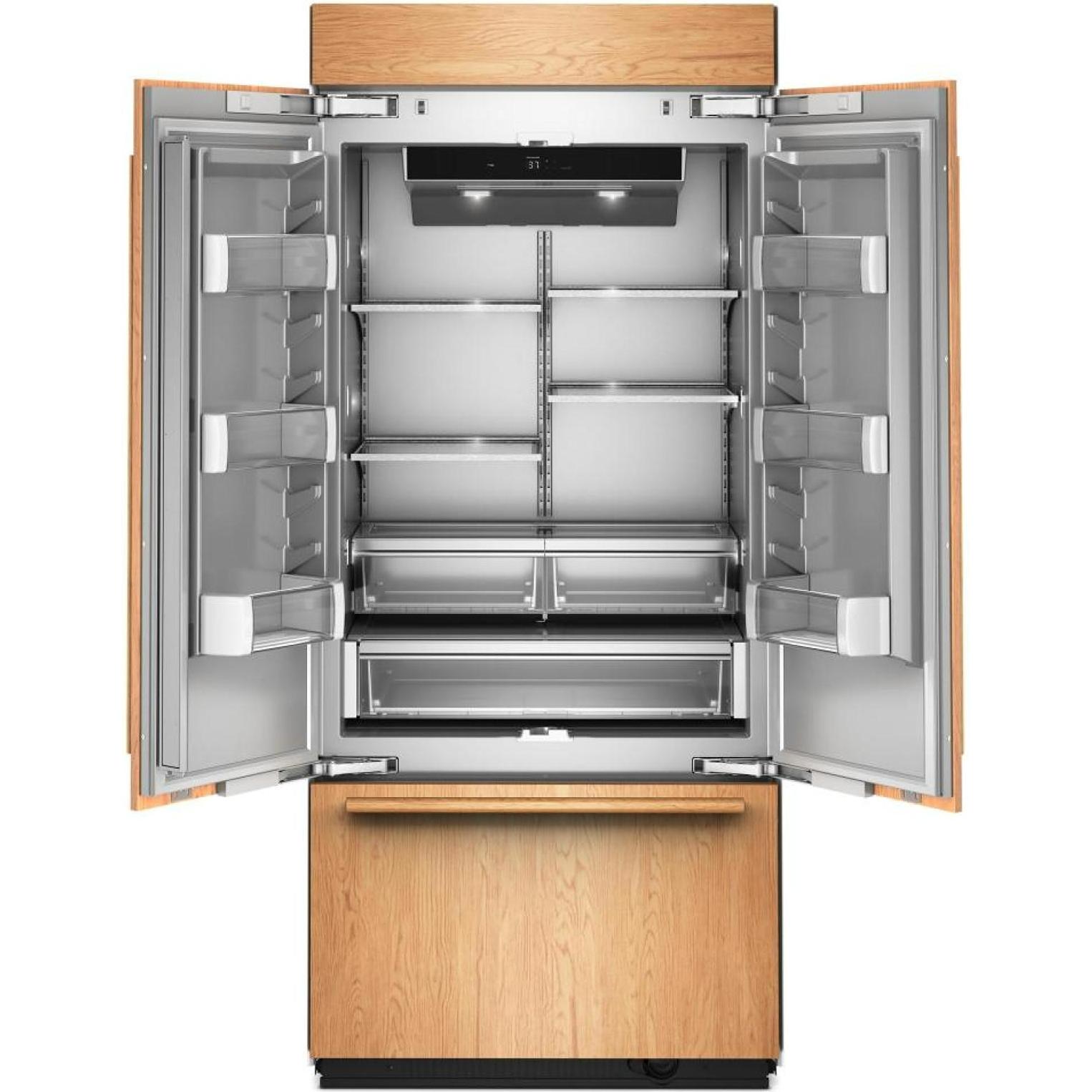 KitchenAid 36-inch Built-in French 3-Door Refrigerator with Interior Ice Maker KBFN536TPA IMAGE 2