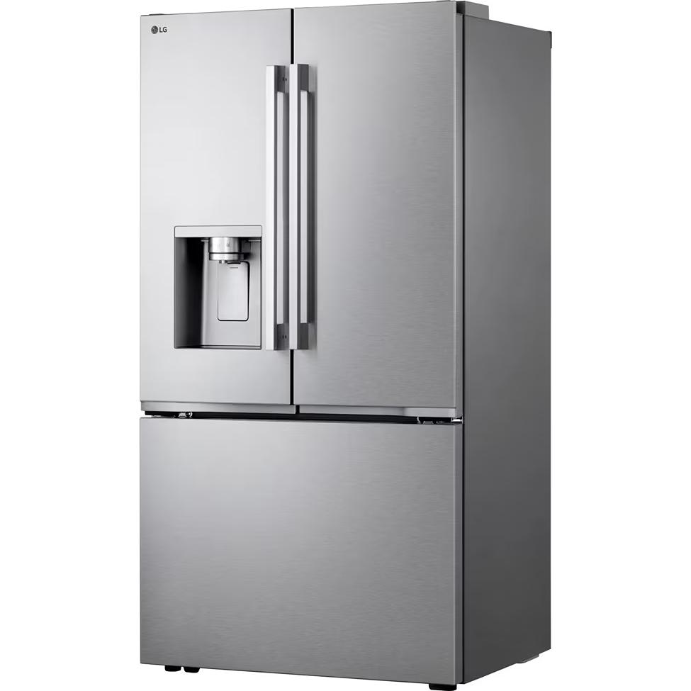 LG 24-inch, 23.7 cu. ft. Counter-Depth MAX™ French 3-Door Refrigerator with Zero Clearance™ LF24Z6330S IMAGE 8