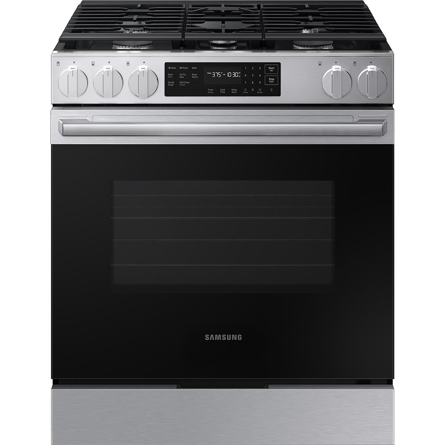 Samsung 30-inch Slide-in Gas Range with Wi-Fi NSG70H60SRAA IMAGE 1