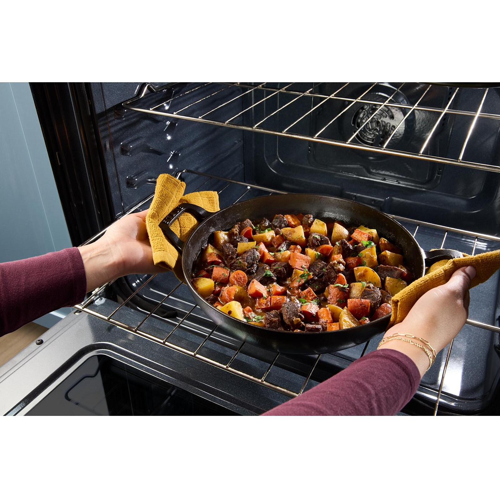 Whirlpool 30-inch Slide-in Gas Range with Air Cooking Technology WSGS4530TW IMAGE 10