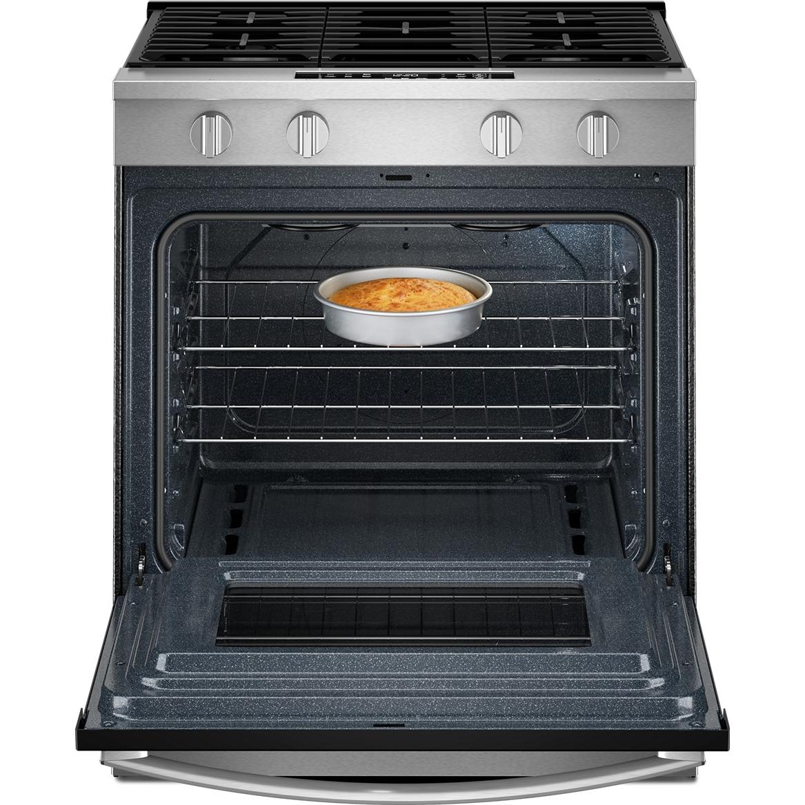 Whirlpool 30-inch Slide-in Gas Range with Wi-Fi WSGS3330TS IMAGE 2