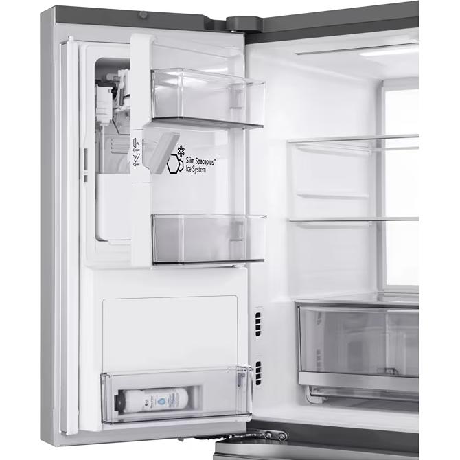 LG 29 cu. ft. MAX™ 4-Door French Door Refrigerator with Mini Craft Ice™ and Full-Convert Drawer™ LF29S9730S IMAGE 7