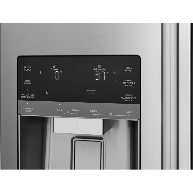 Frigidaire Professional 36-inch, 21 cu. ft. Counter-Depth French 4-Door Refrigerator with Custom-Flex® Temperature Drawer PRMC2290BF IMAGE 12
