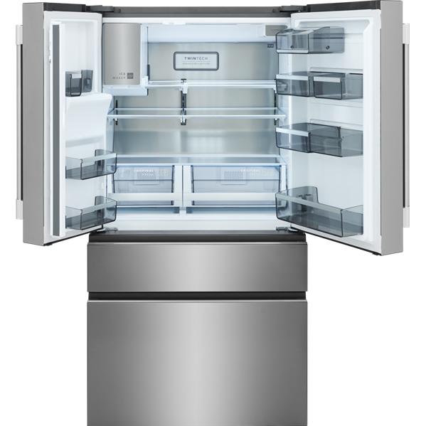 Frigidaire Professional 36-inch, 21 cu. ft. Counter-Depth French 4-Door Refrigerator with Custom-Flex® Temperature Drawer PRMC2290BF IMAGE 9