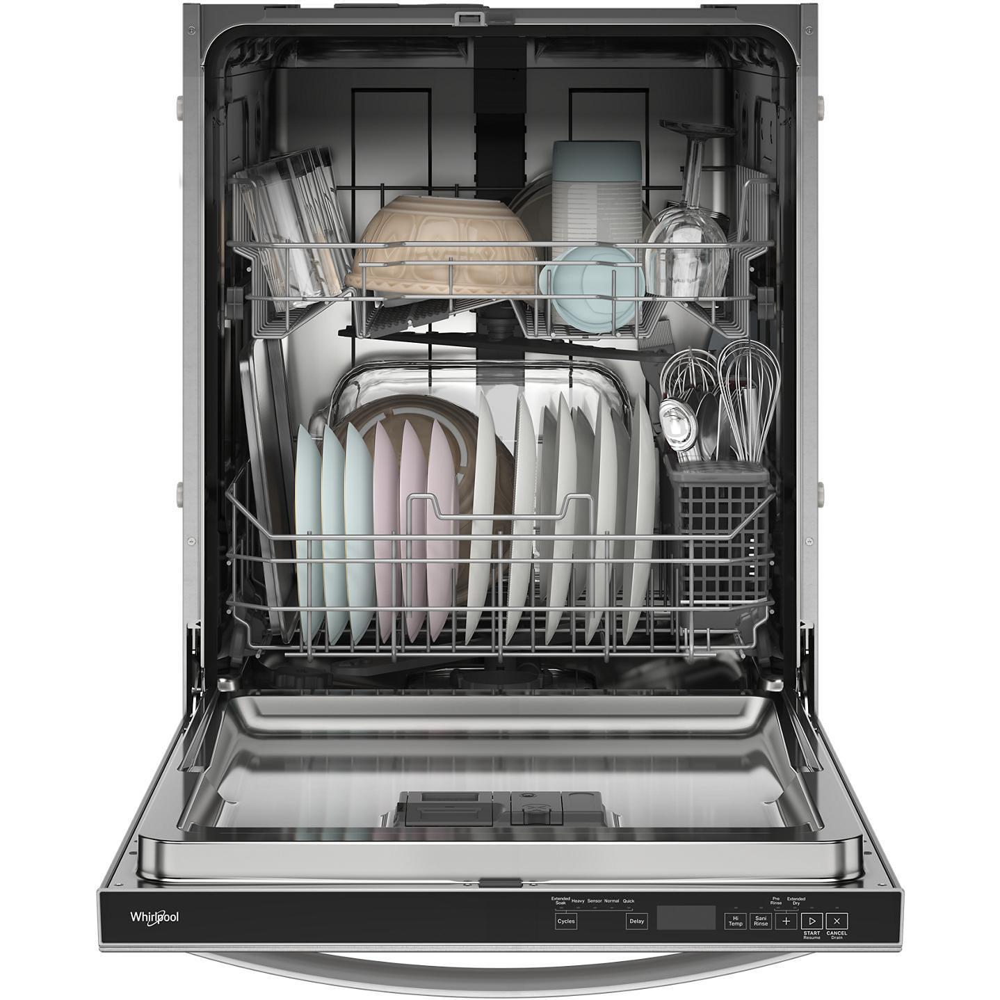 Whirlpool 50 dBA Flush to Cabinet Dishwasher WDTF3024SZ IMAGE 2